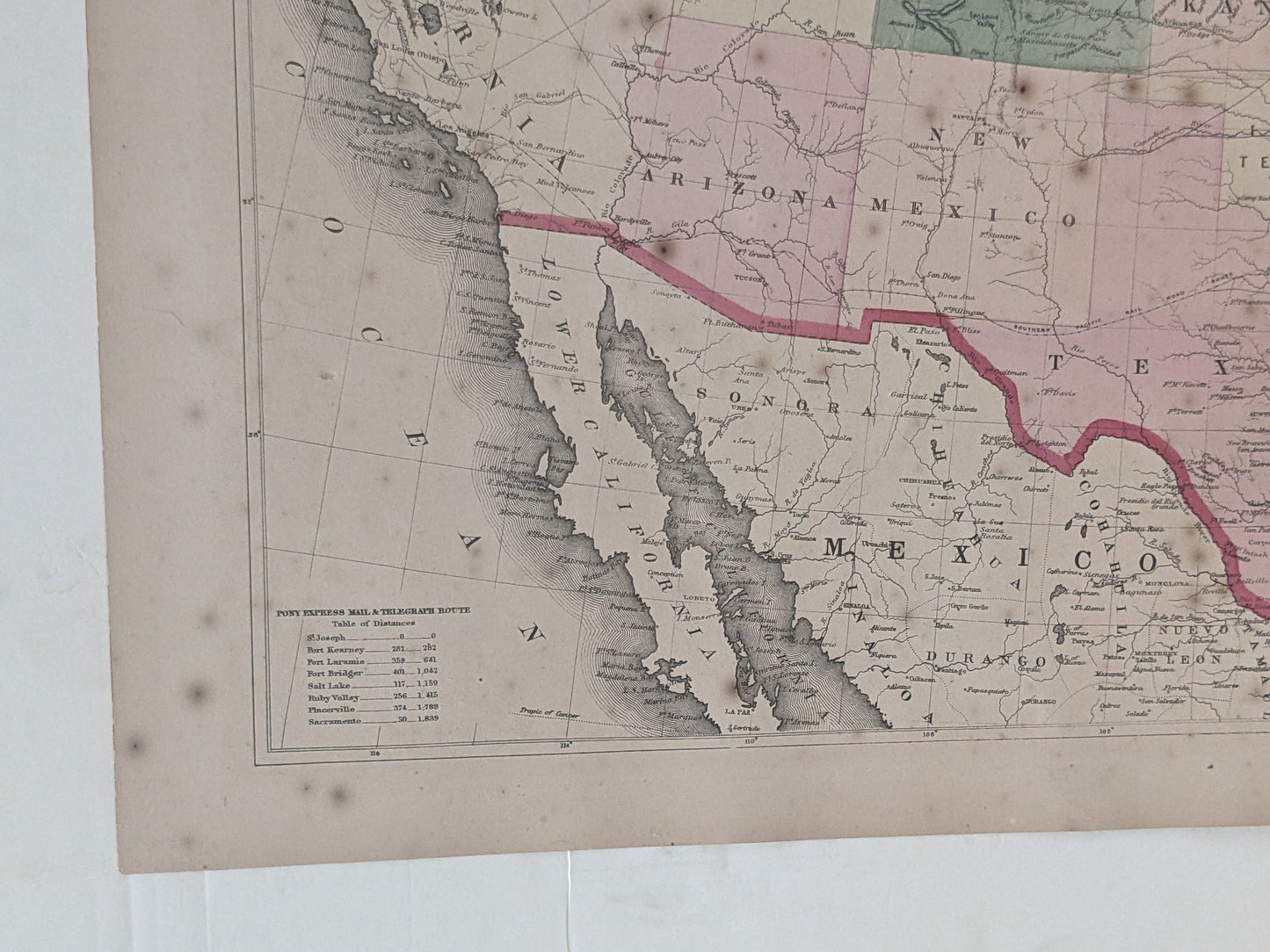 1872 US Map