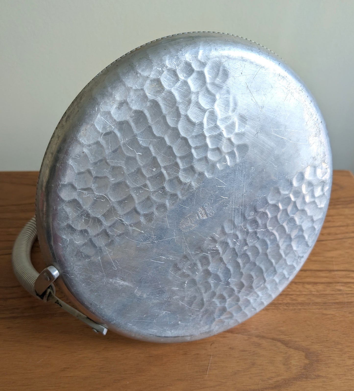 Two Tier Hammered Aluminum Tray