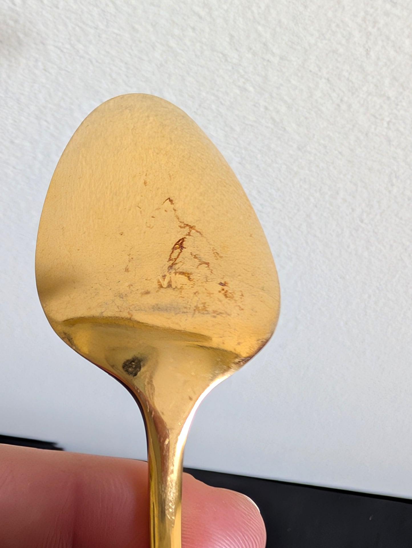 Set of Five Alexia Present VIP Gold Plated Table Spoons
