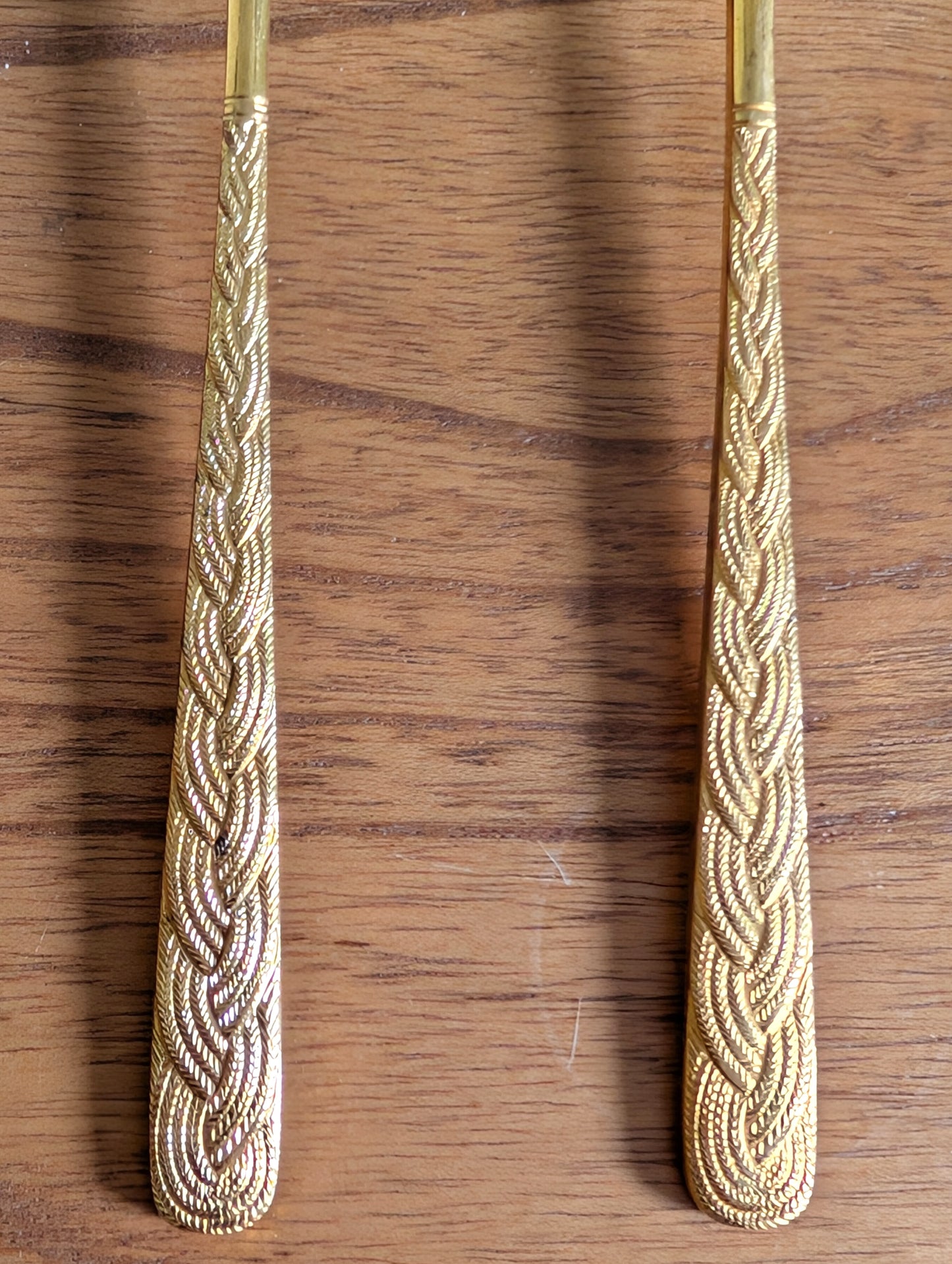 Set of Five Alexia Present VIP Gold Plated Teaspoon