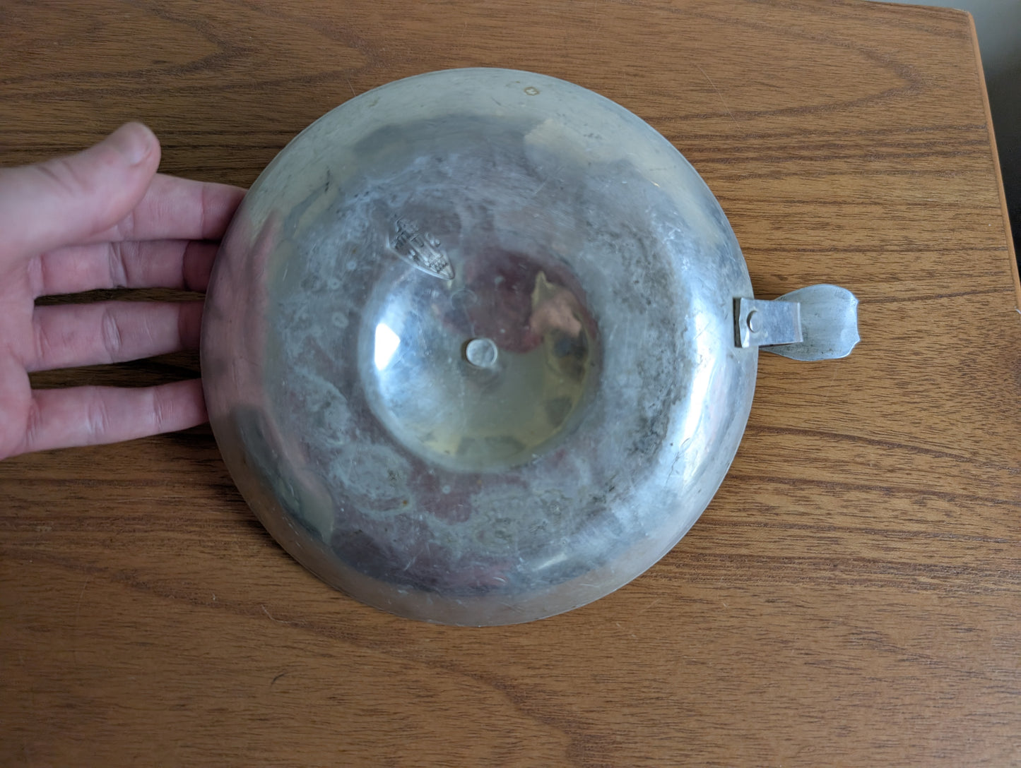 Vintage Rustic Aluminum Candlestick Holder