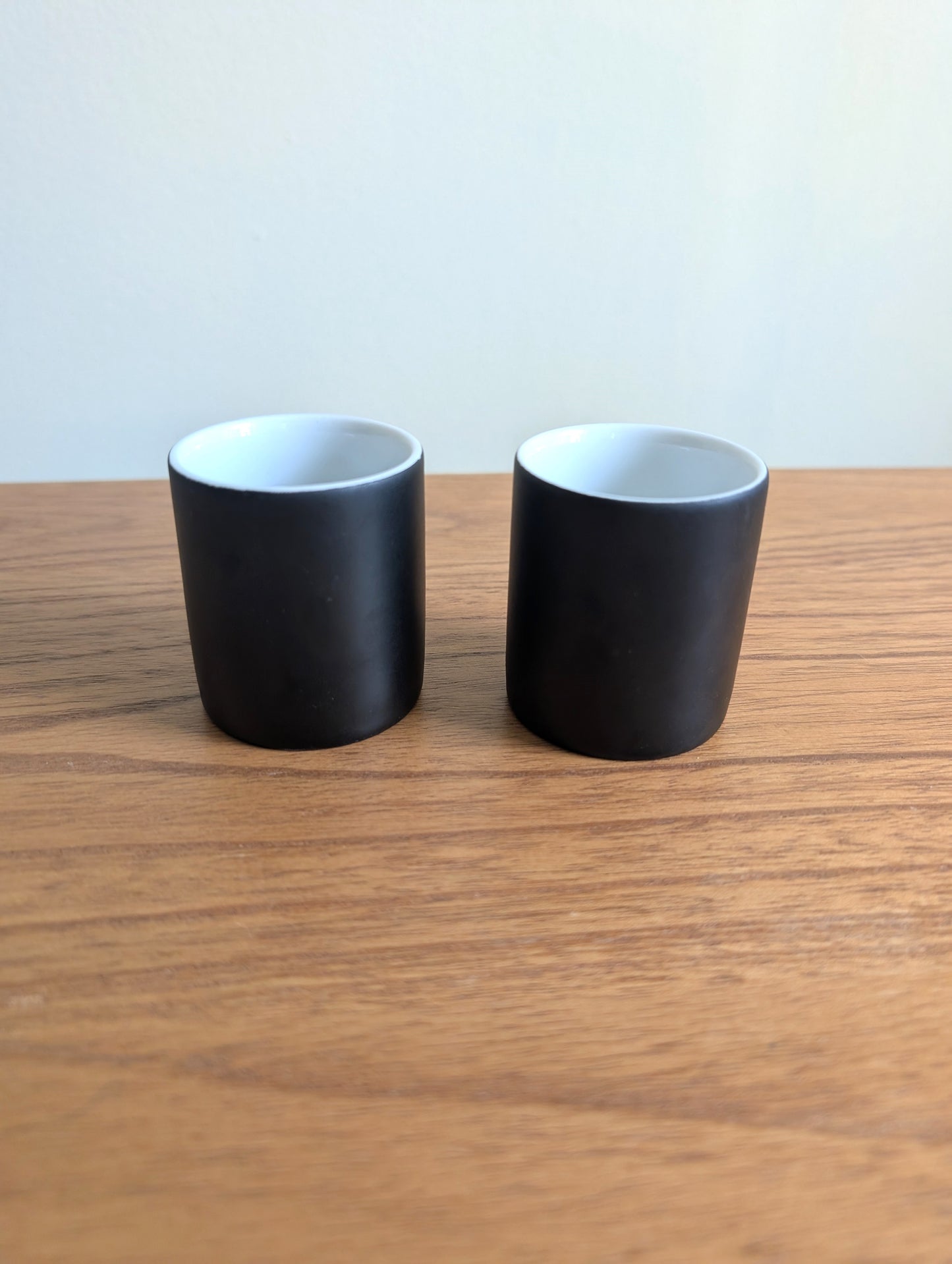 Black OMC Japan Shot Glasses or Sake Cups