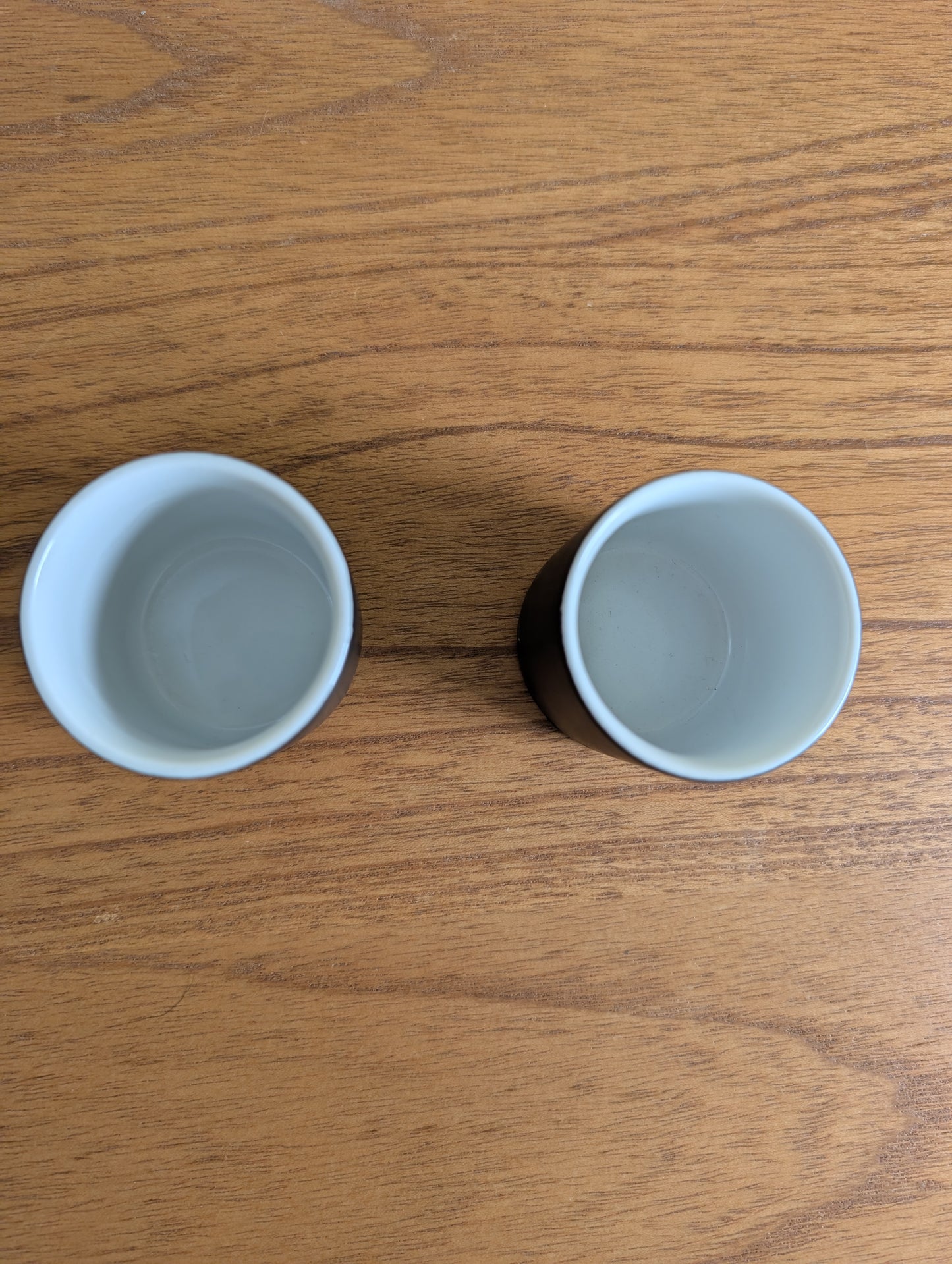 Black OMC Japan Shot Glasses or Sake Cups