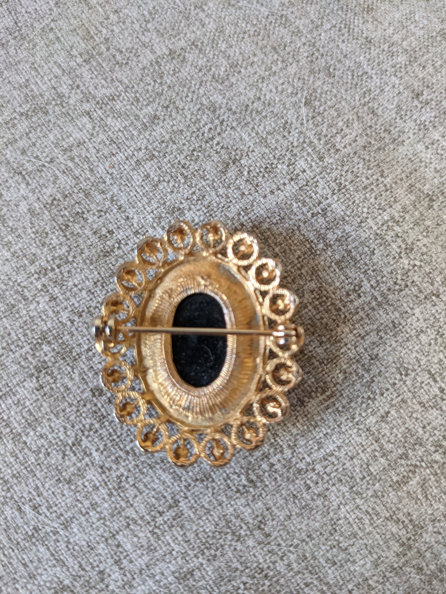 Black Pin Gothic Pin Cameo Pin