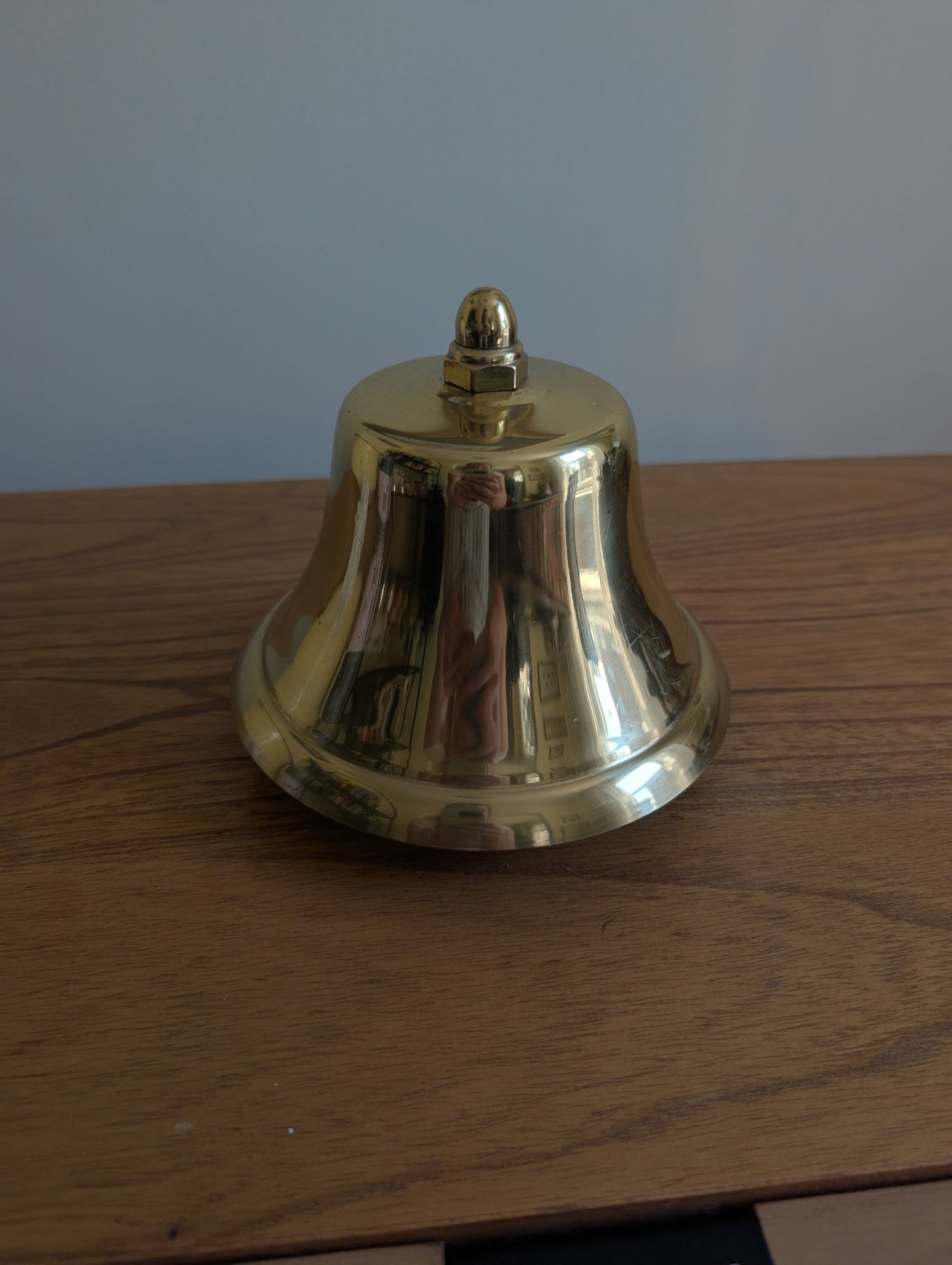 Solid Brass Bell on a Stand