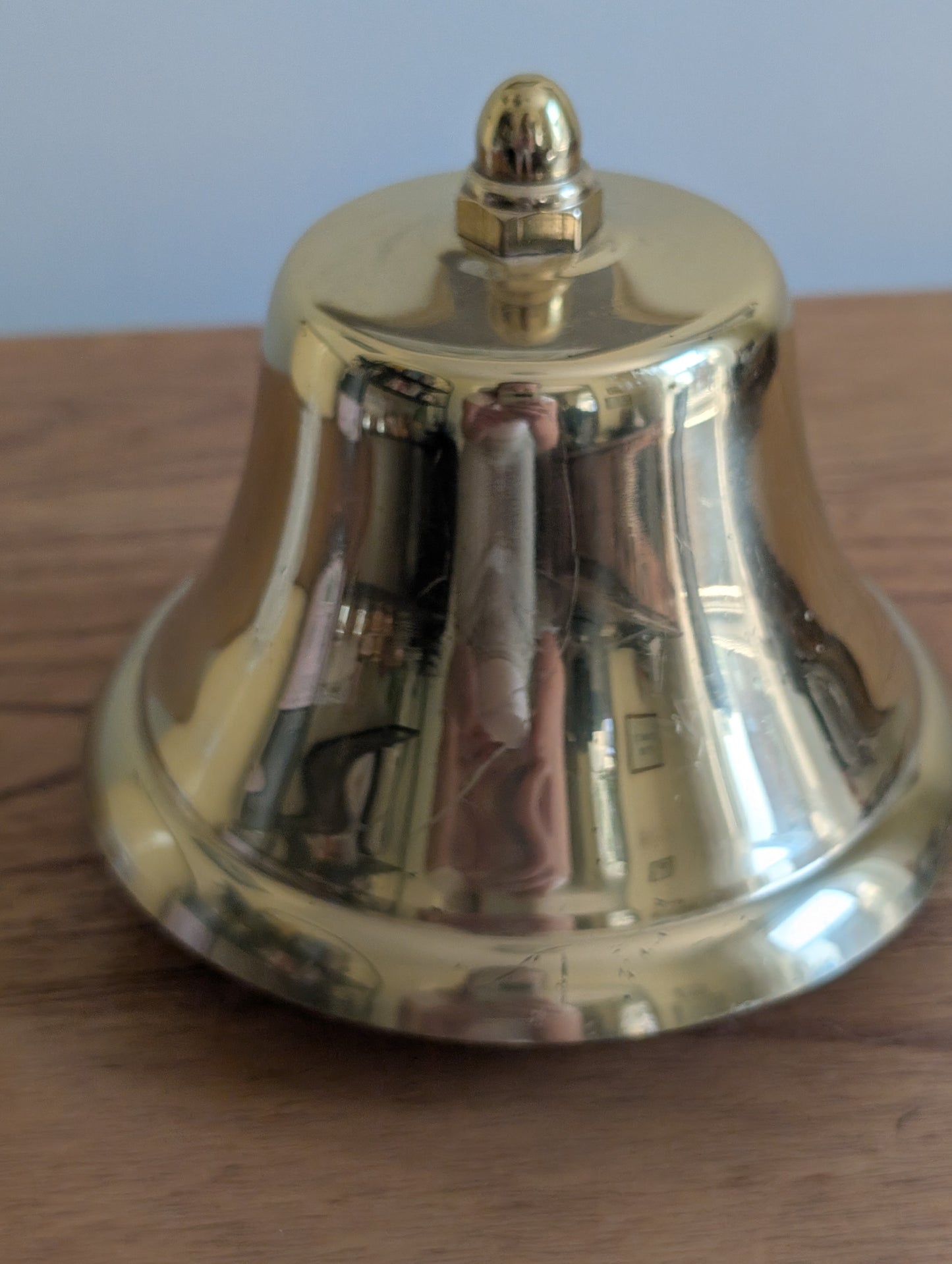 Solid Brass Bell on a Stand