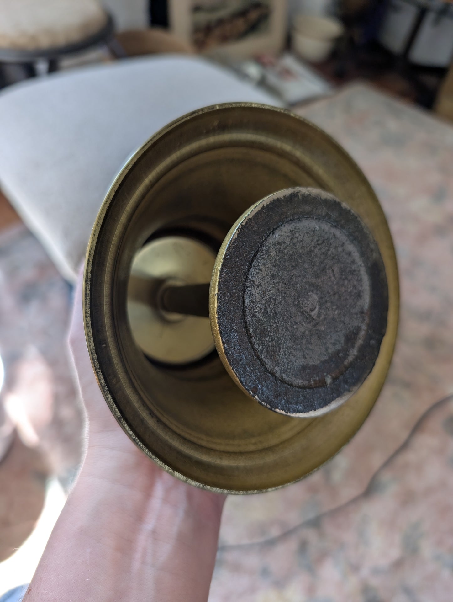 Solid Brass Bell on a Stand