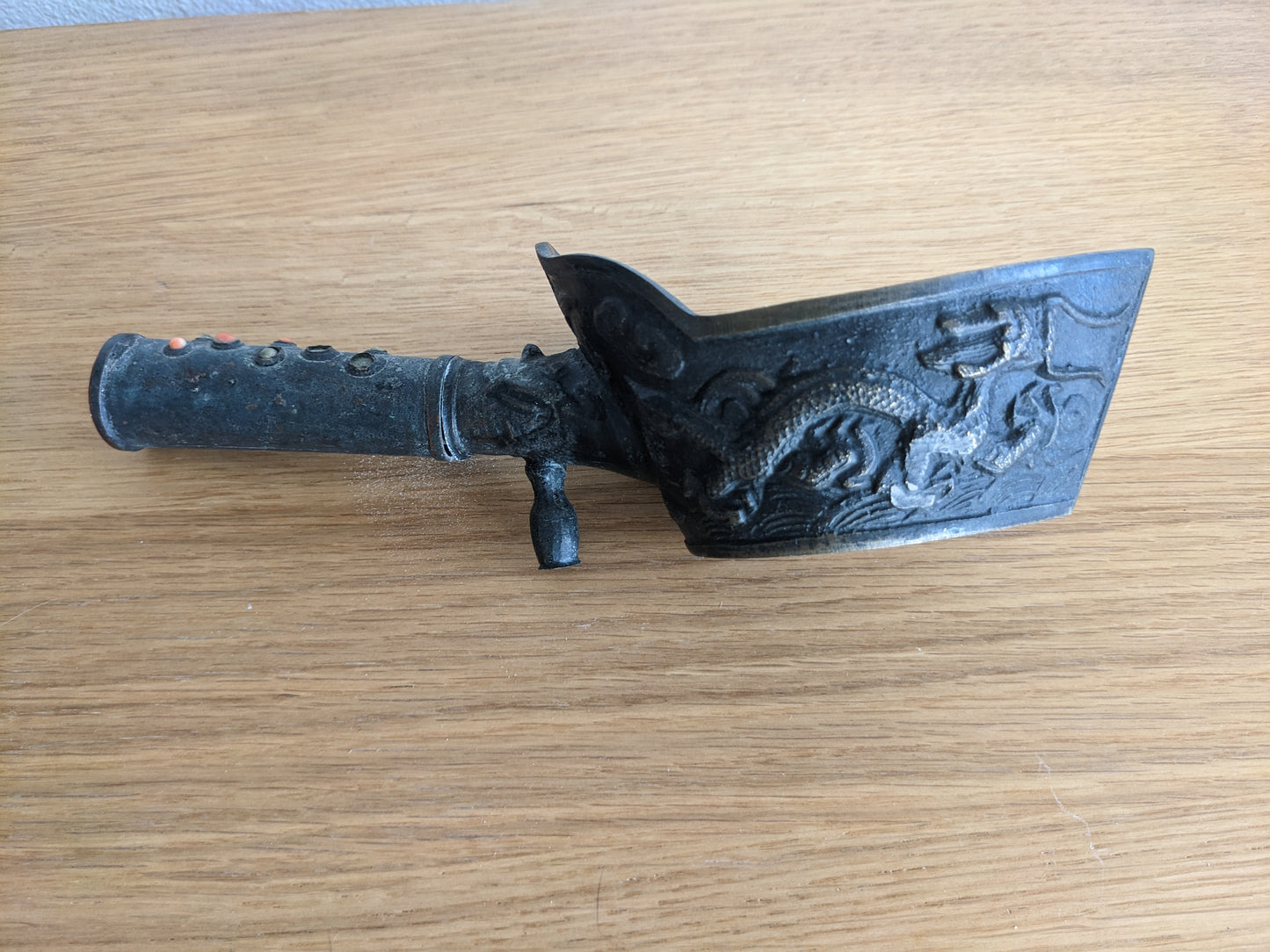 Charcoal Iron with Dragon Design