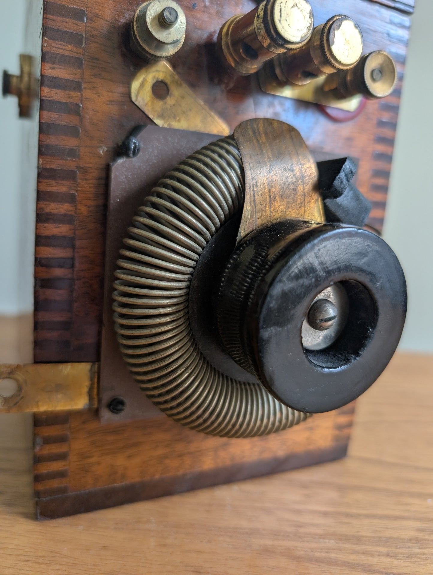 Vintage Cautery Surgical Equipment Medical Machine in Wooden Box