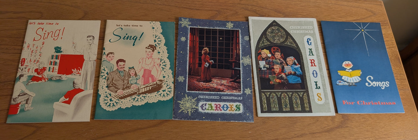 Five MCM Christmas Music Books