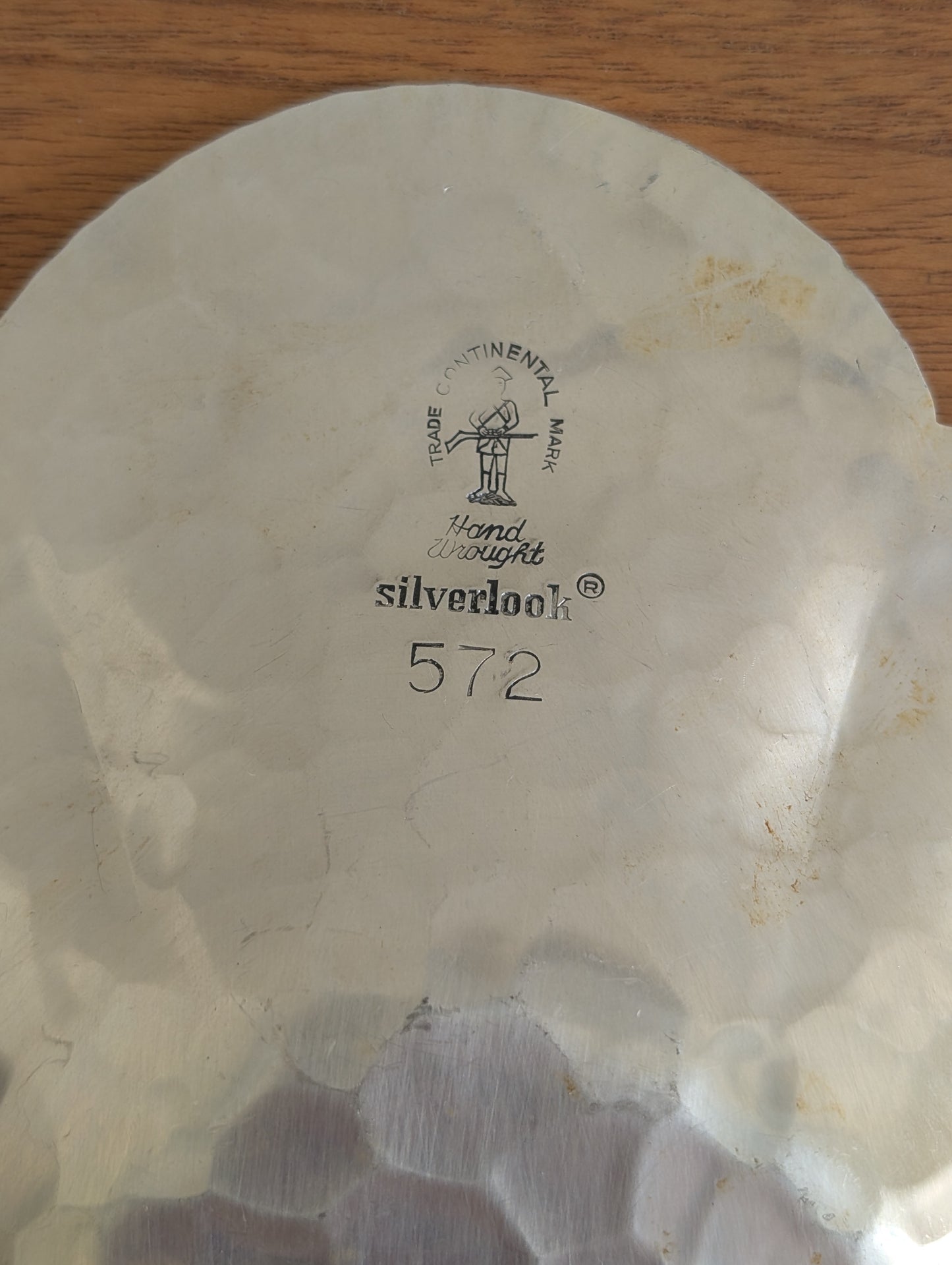 Three Hammered Aluminum Chrysanthemum Trays