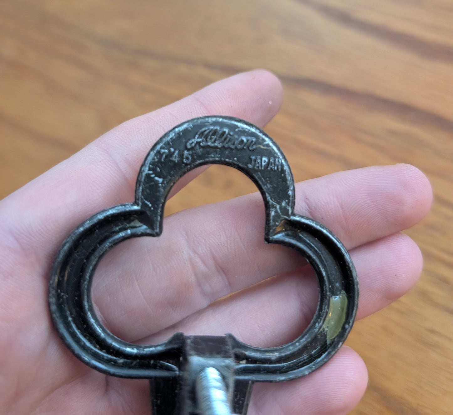 2 Pewter Color Clover Door Handles