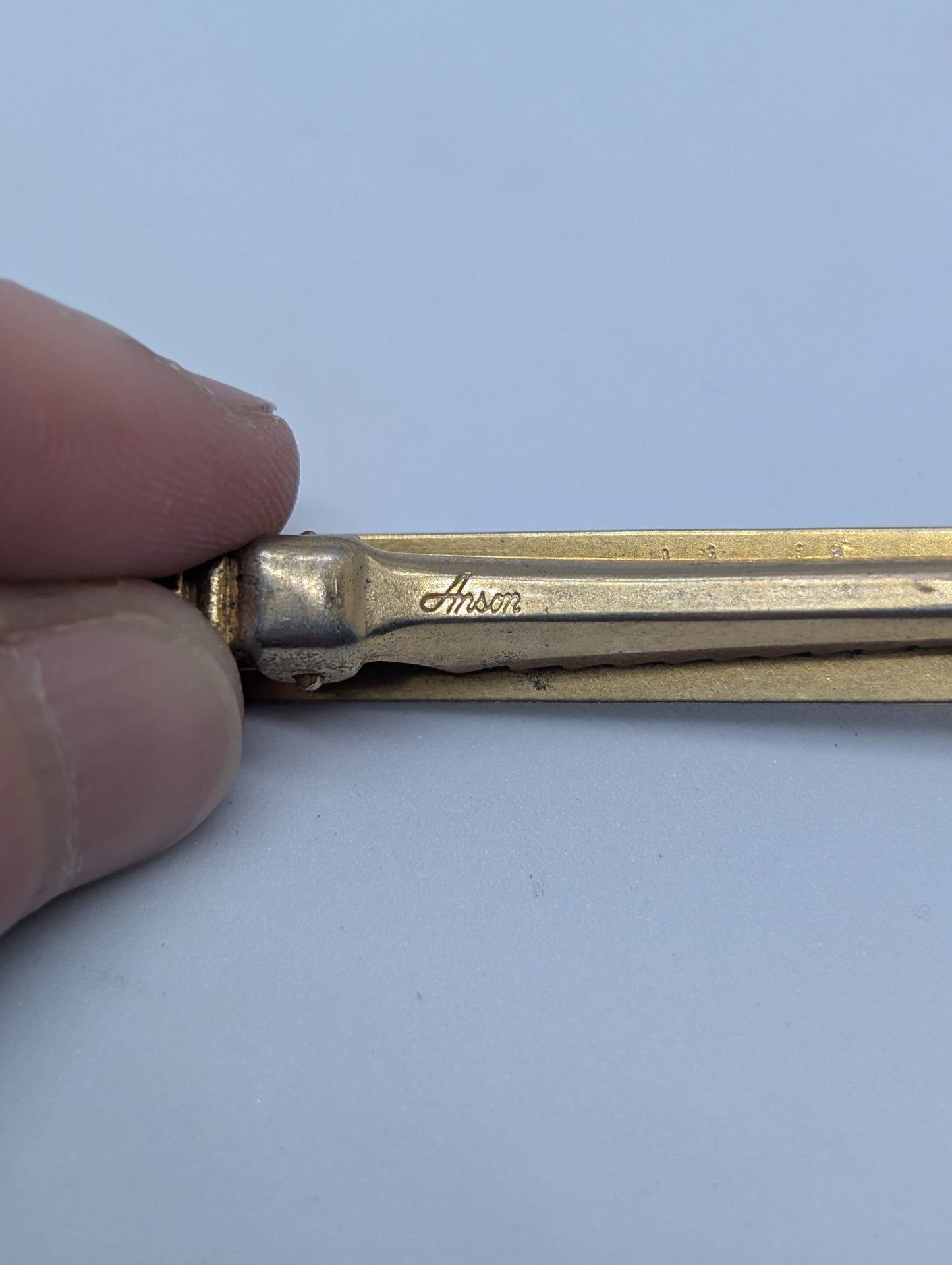 Gold and Silver Tone Tie Clip