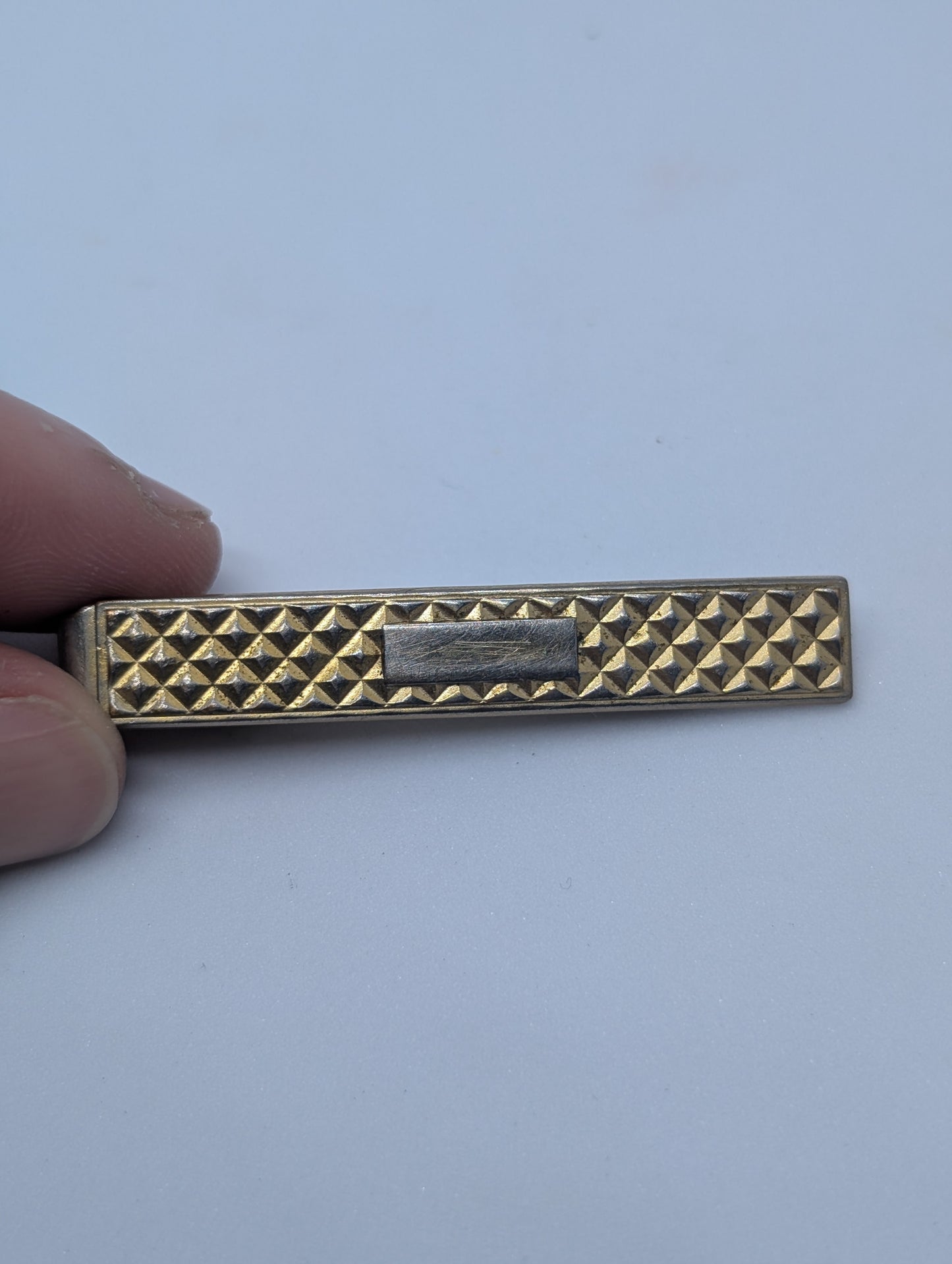 Gold and Silver Tone Tie Clip