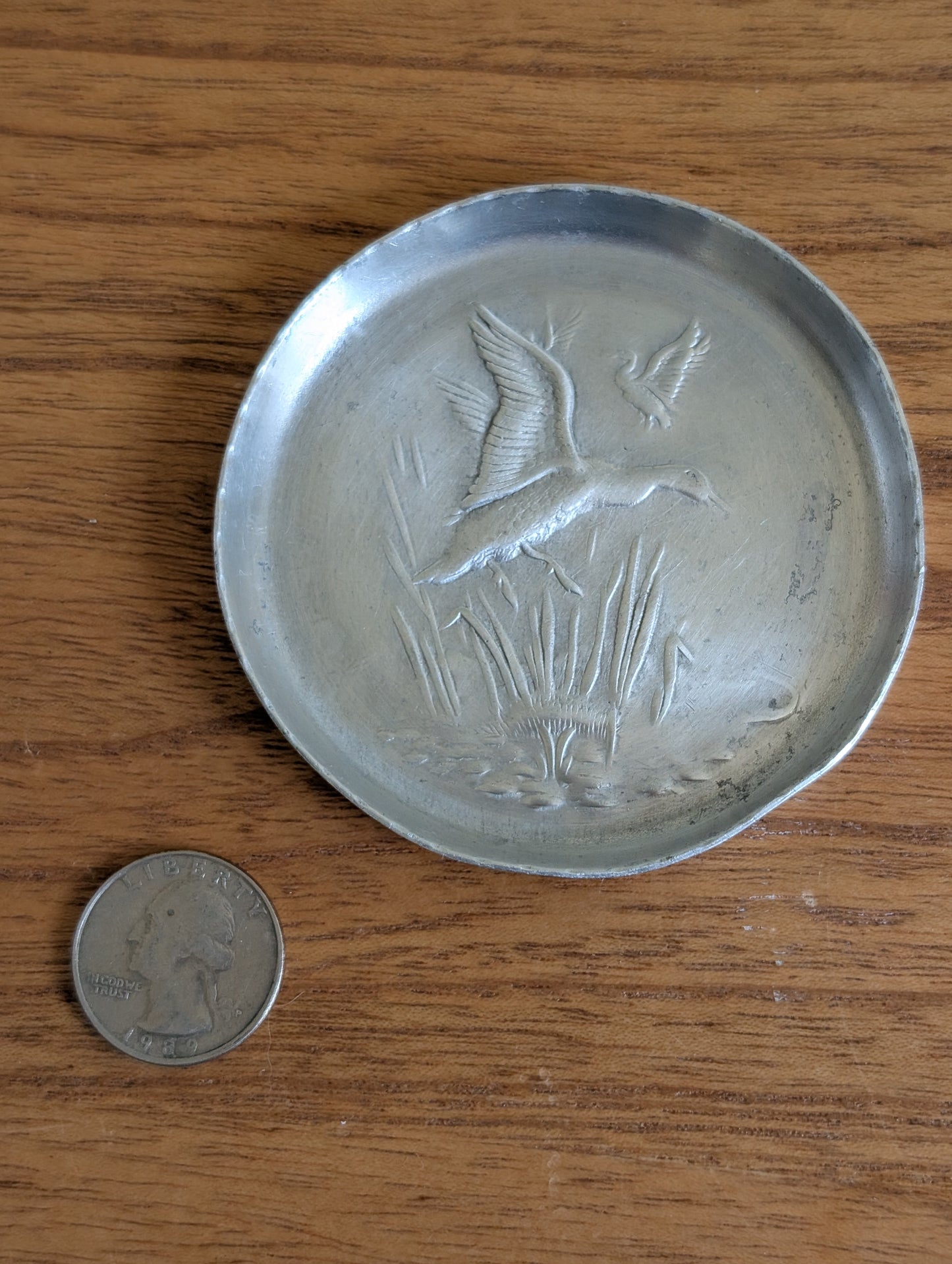 Pressed Aluminum Duck Coasters Set of 4