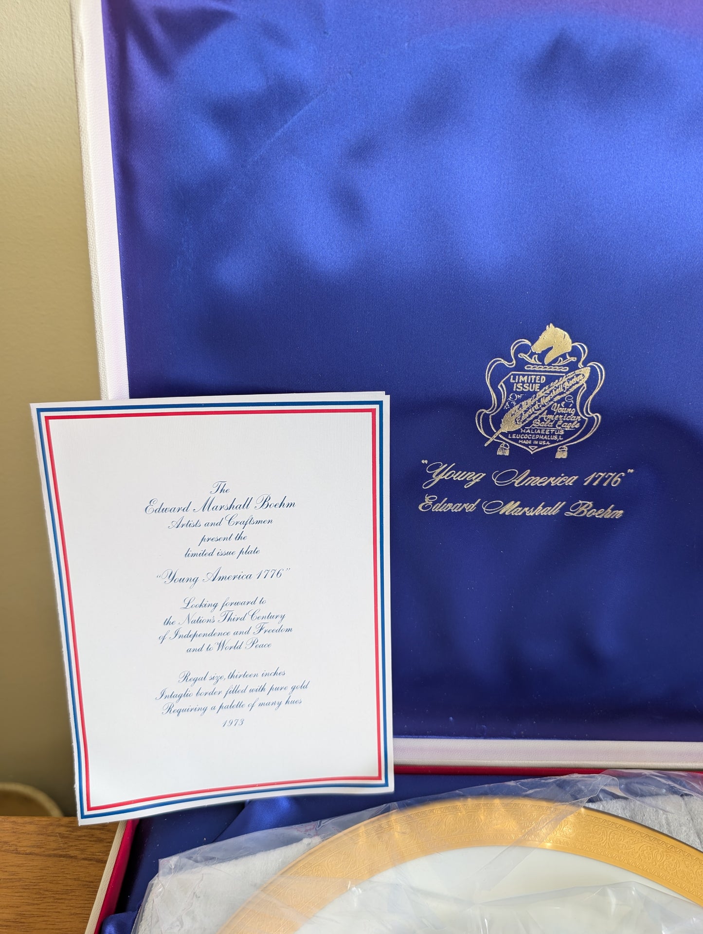 "Young America 1776" Plate