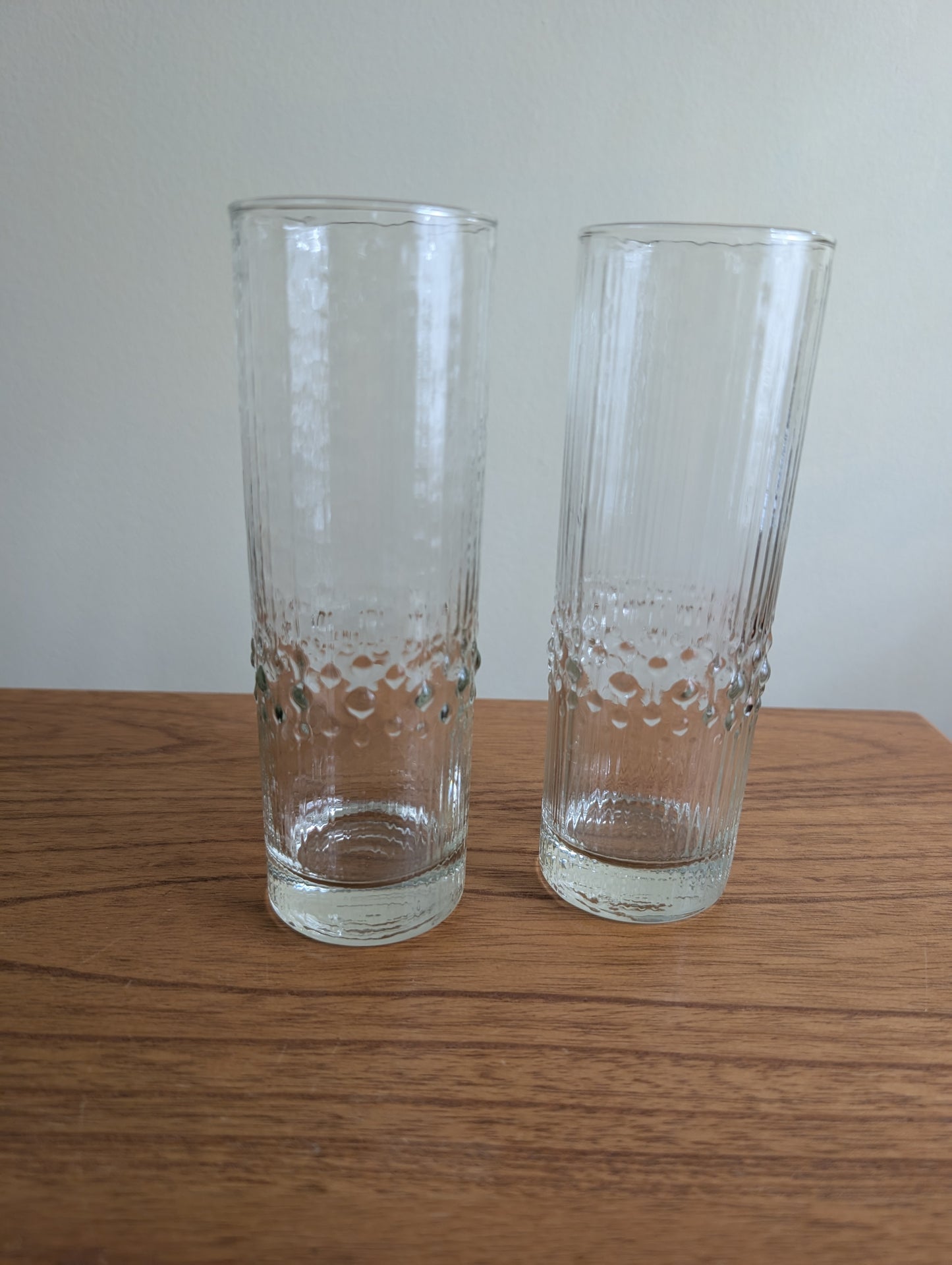 Pair of 1960s Iittala Tapio Wirkkala Highball Glasses