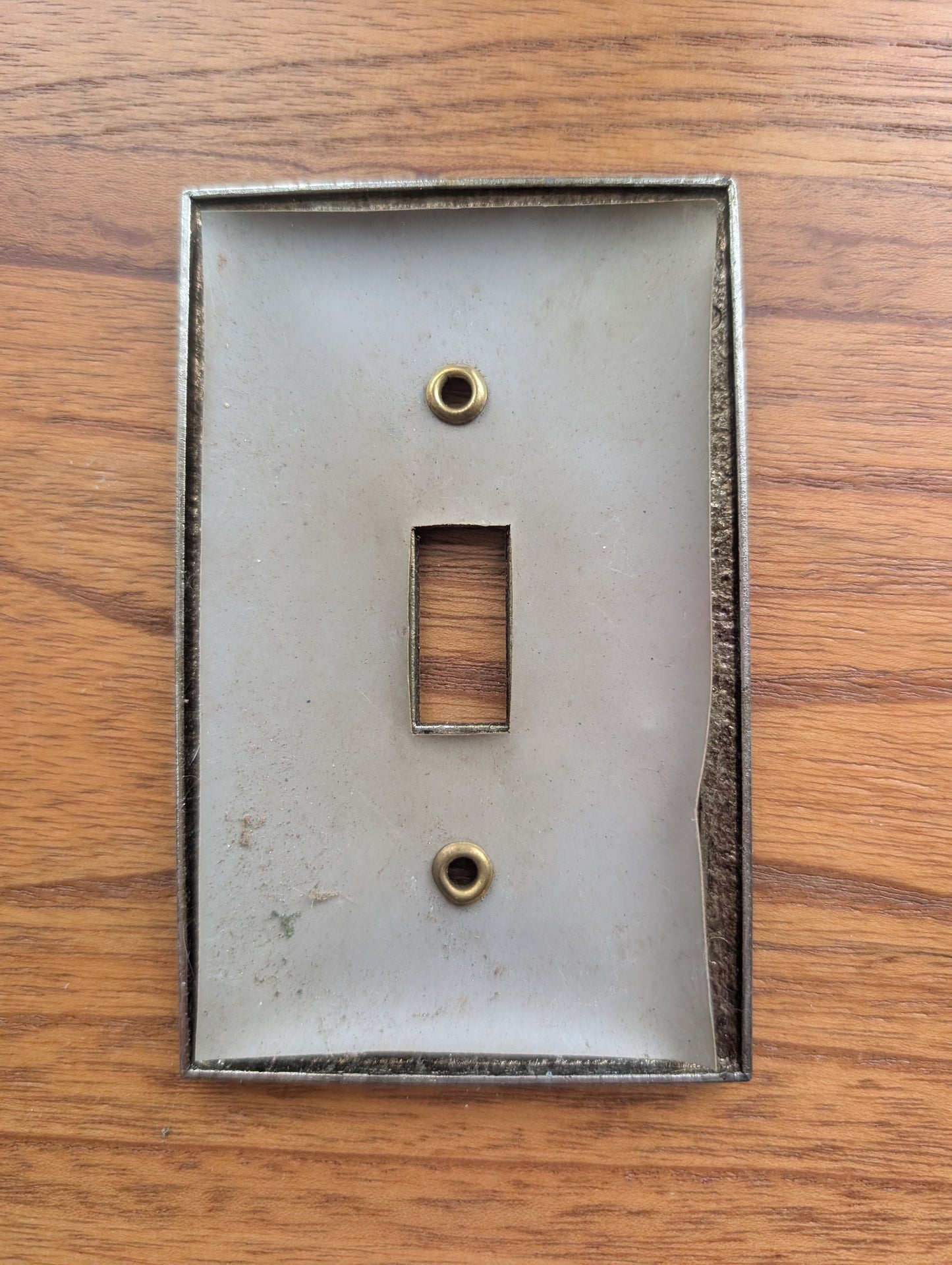Vintage Bronze Floral Single Light Switch Plate