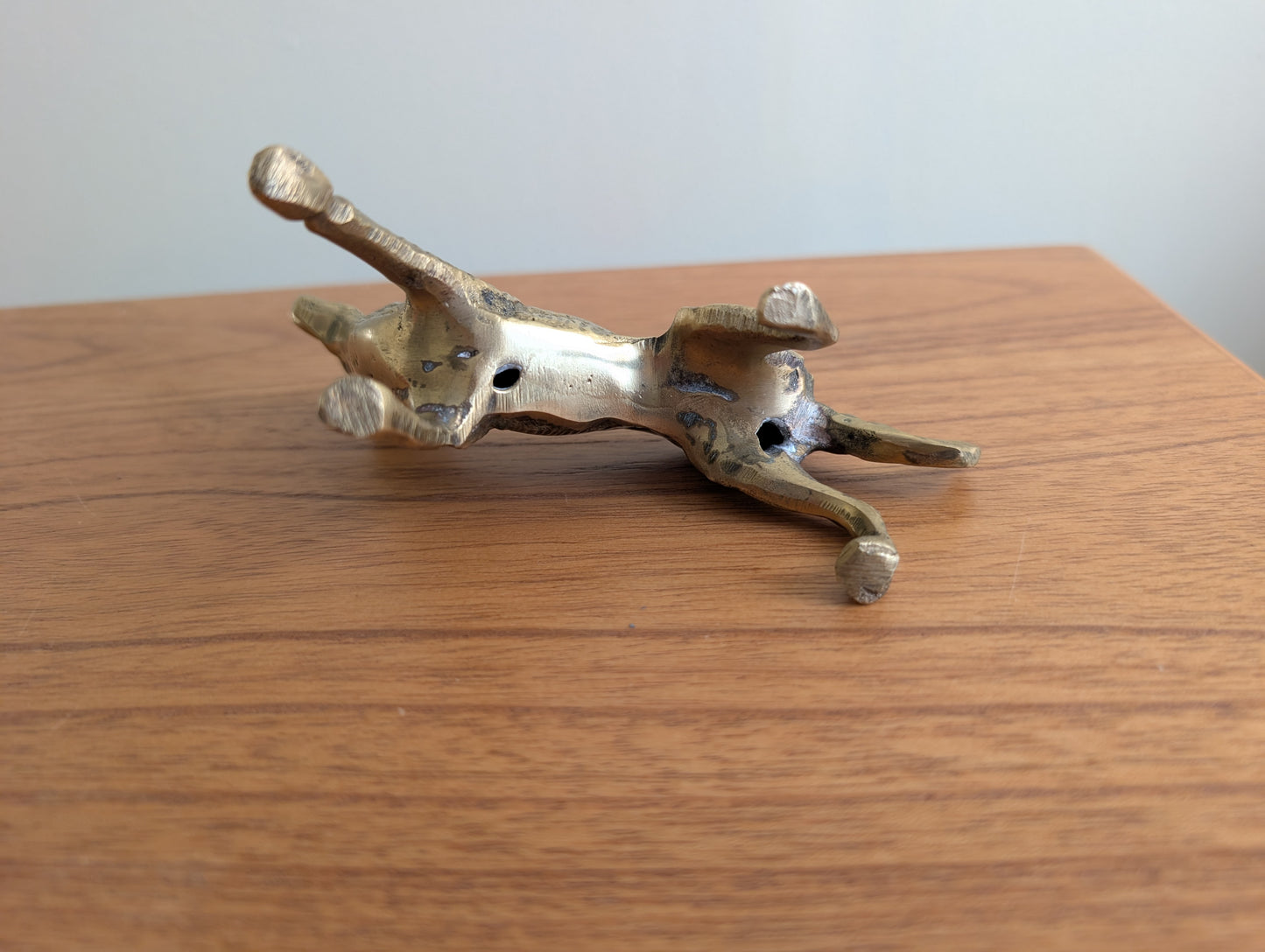 Brass German Shephard Dog Figurine