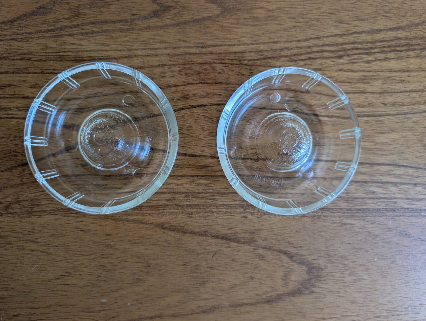 Pair of Glasbake Little Princess Molds