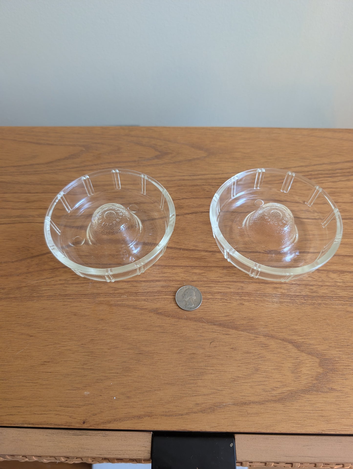 Pair of Glasbake Little Princess Molds