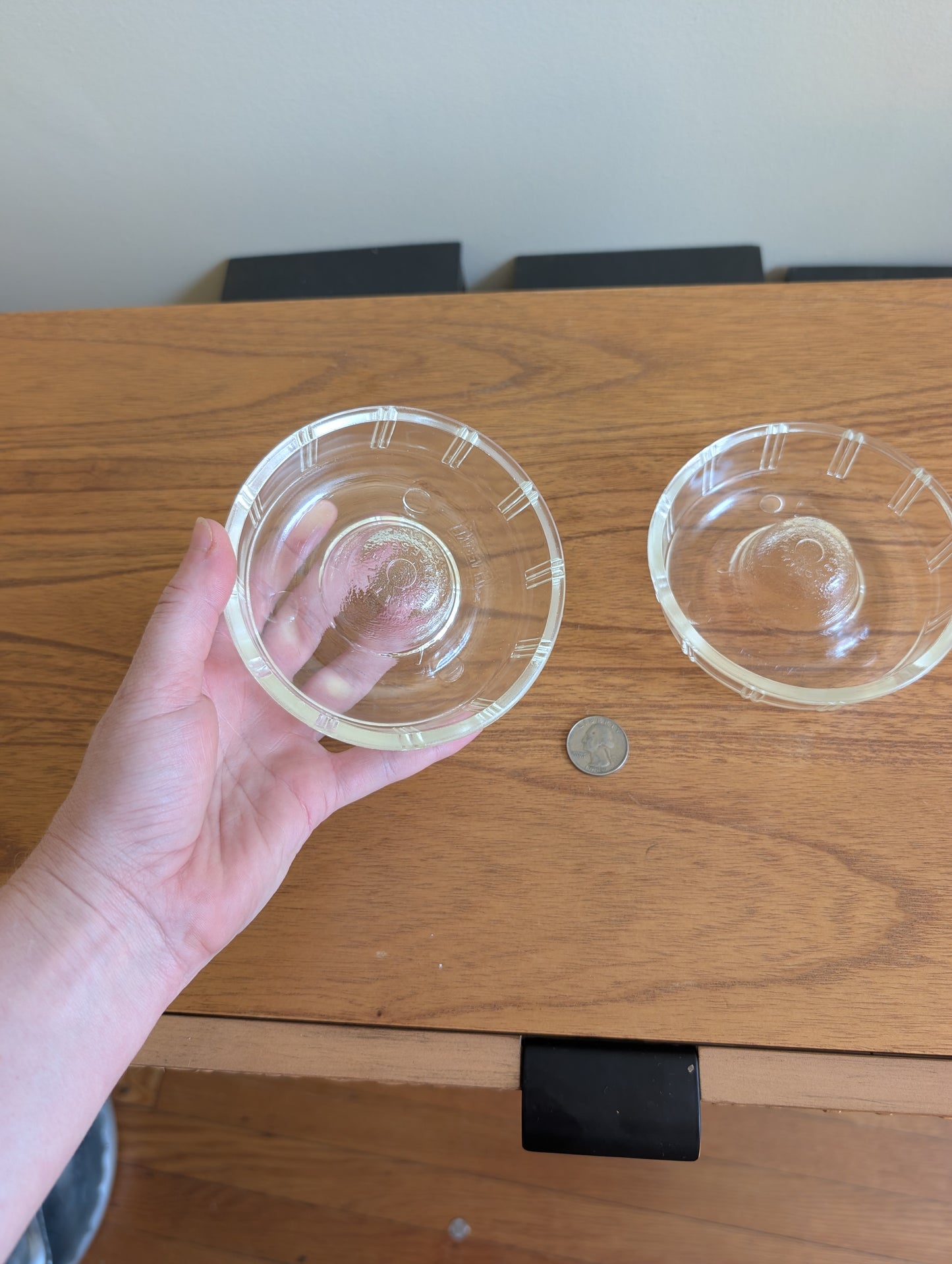 Pair of Glasbake Little Princess Molds