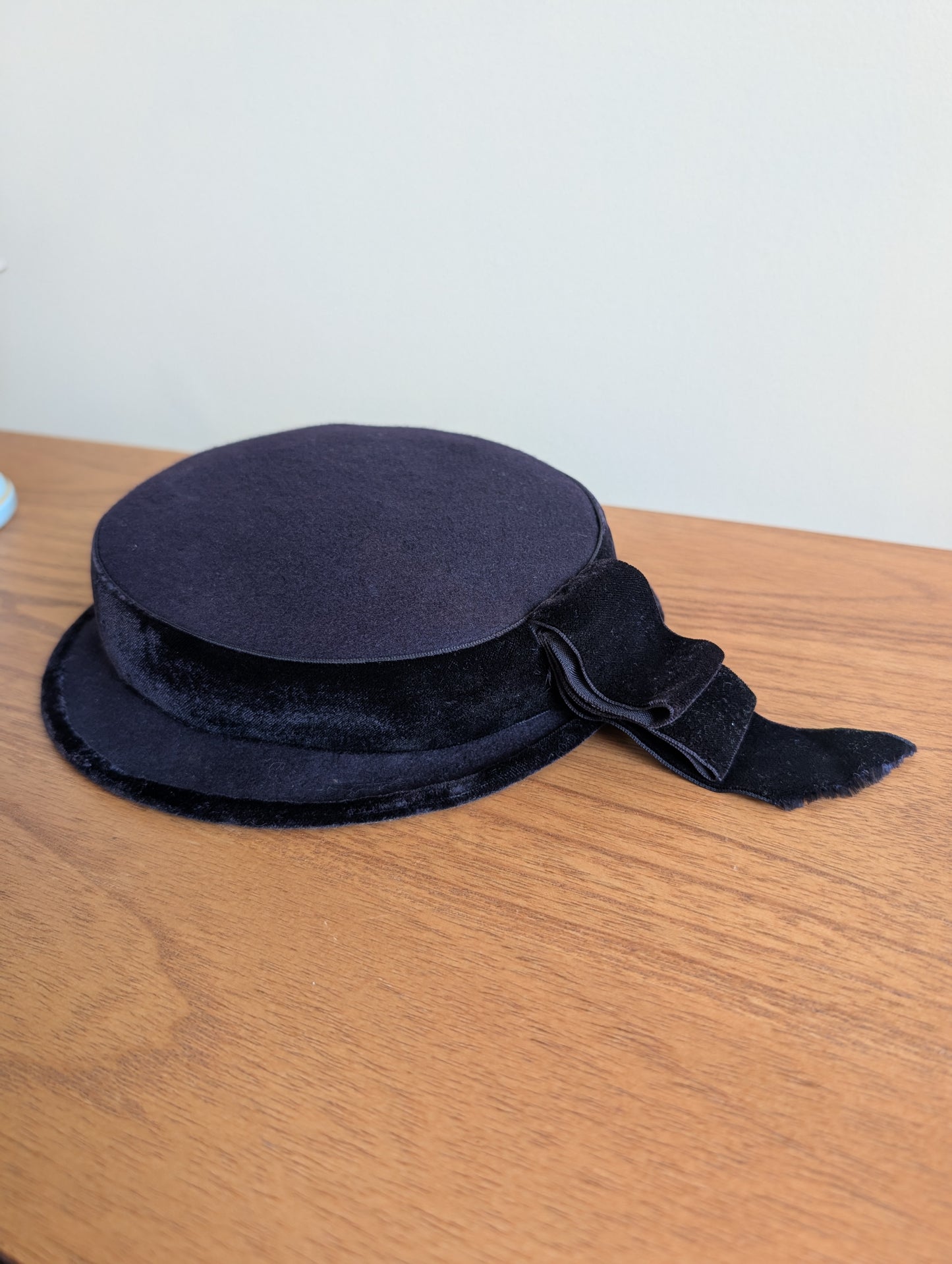 1940s Henry Pollak Navy Blue Hat
