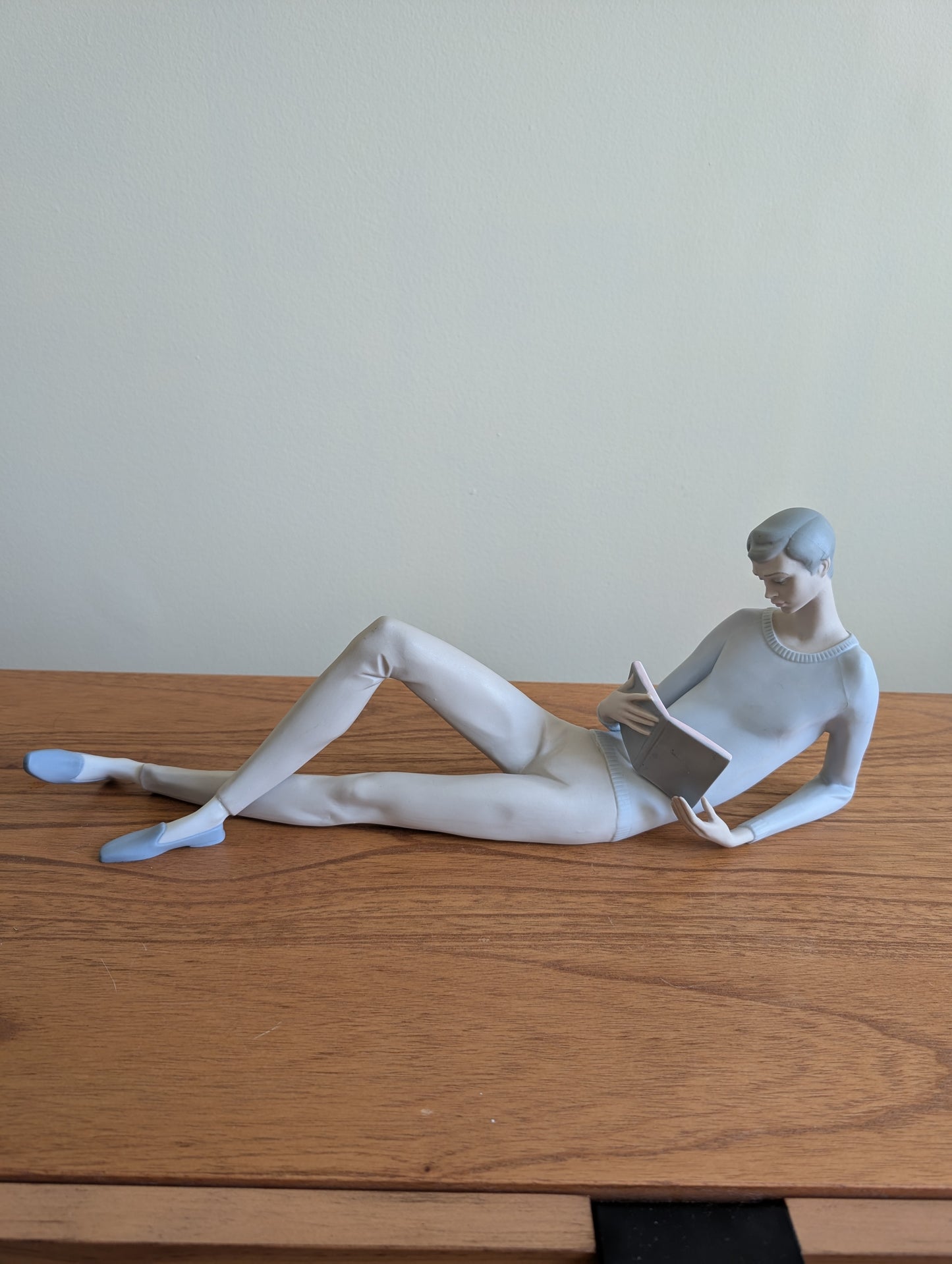 Lladro Boy Reclining With a Book