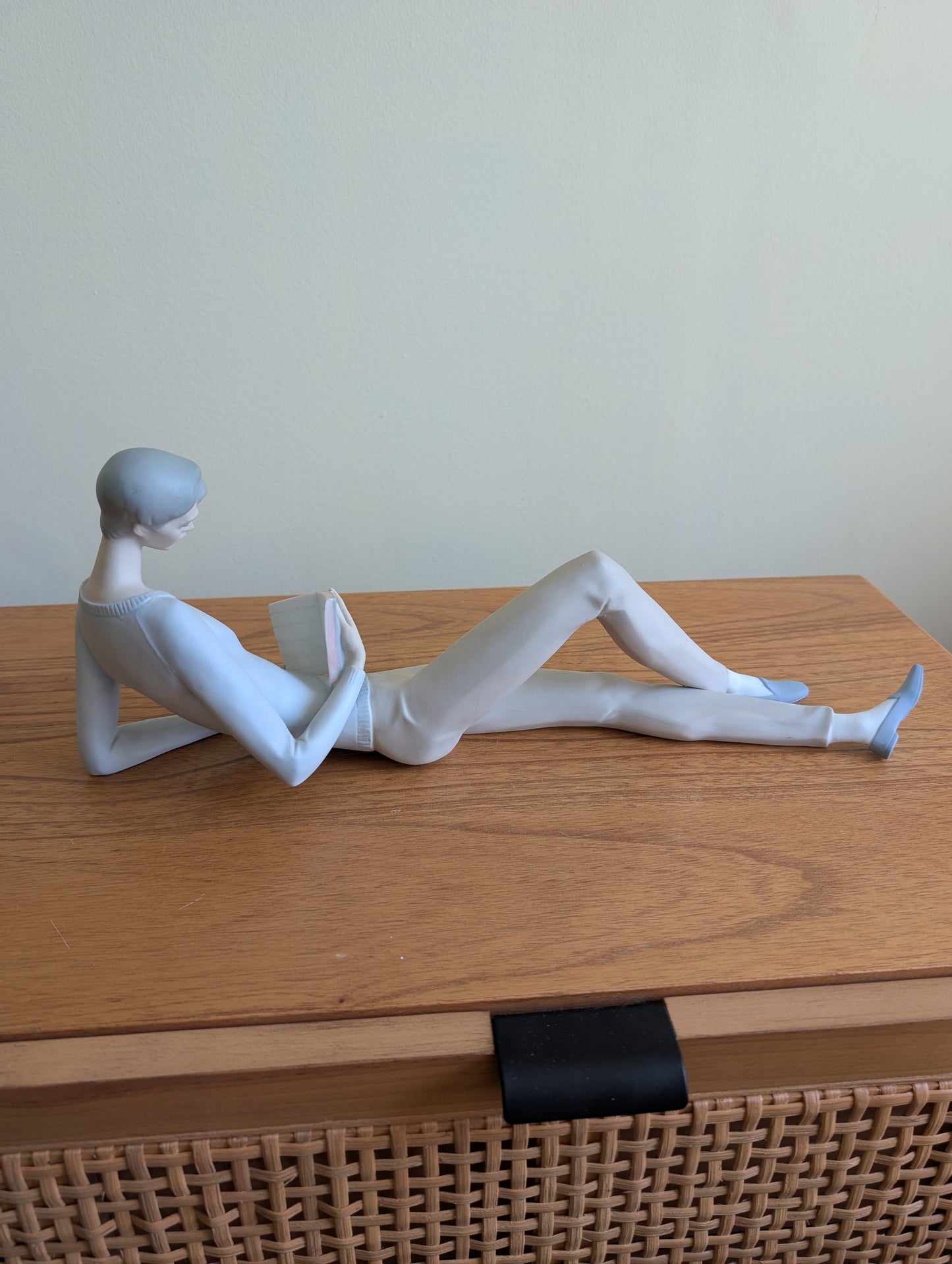 Lladro Boy Reclining With a Book
