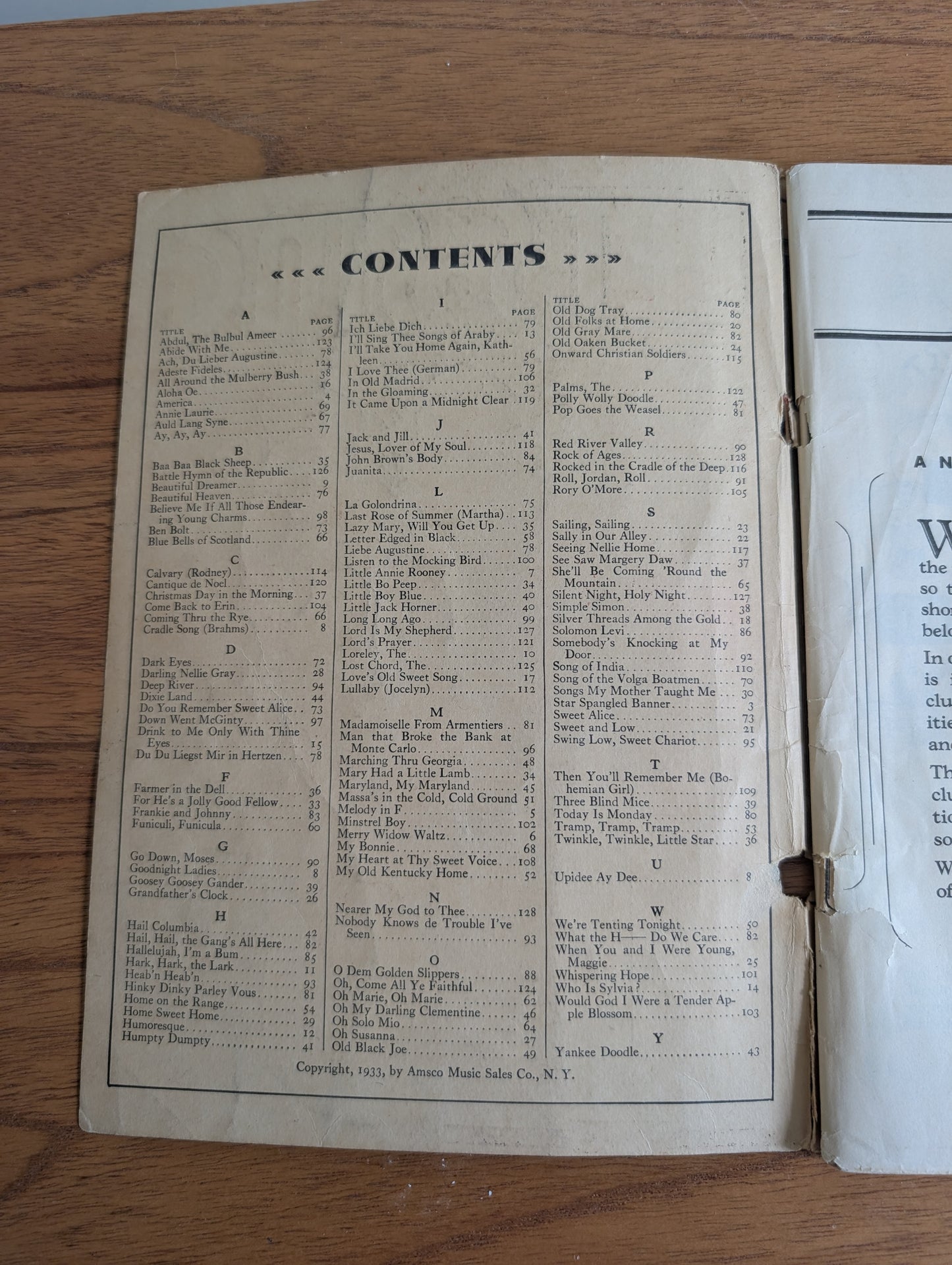 1930s Sheet Music