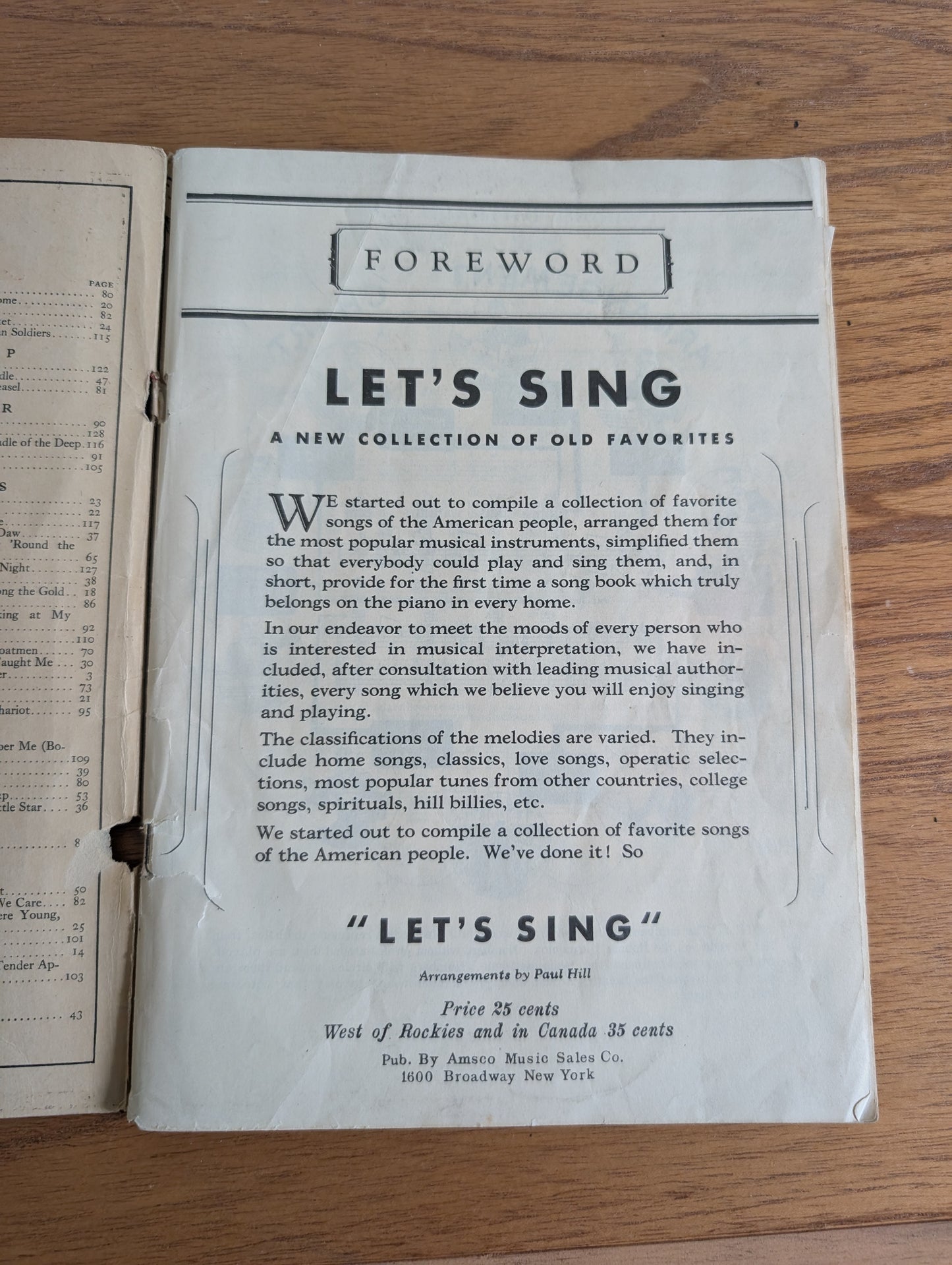 1930s Sheet Music
