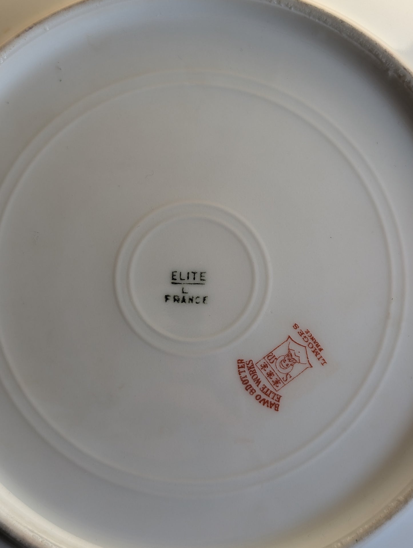 Elite Work French Limoges 8.5" Plate