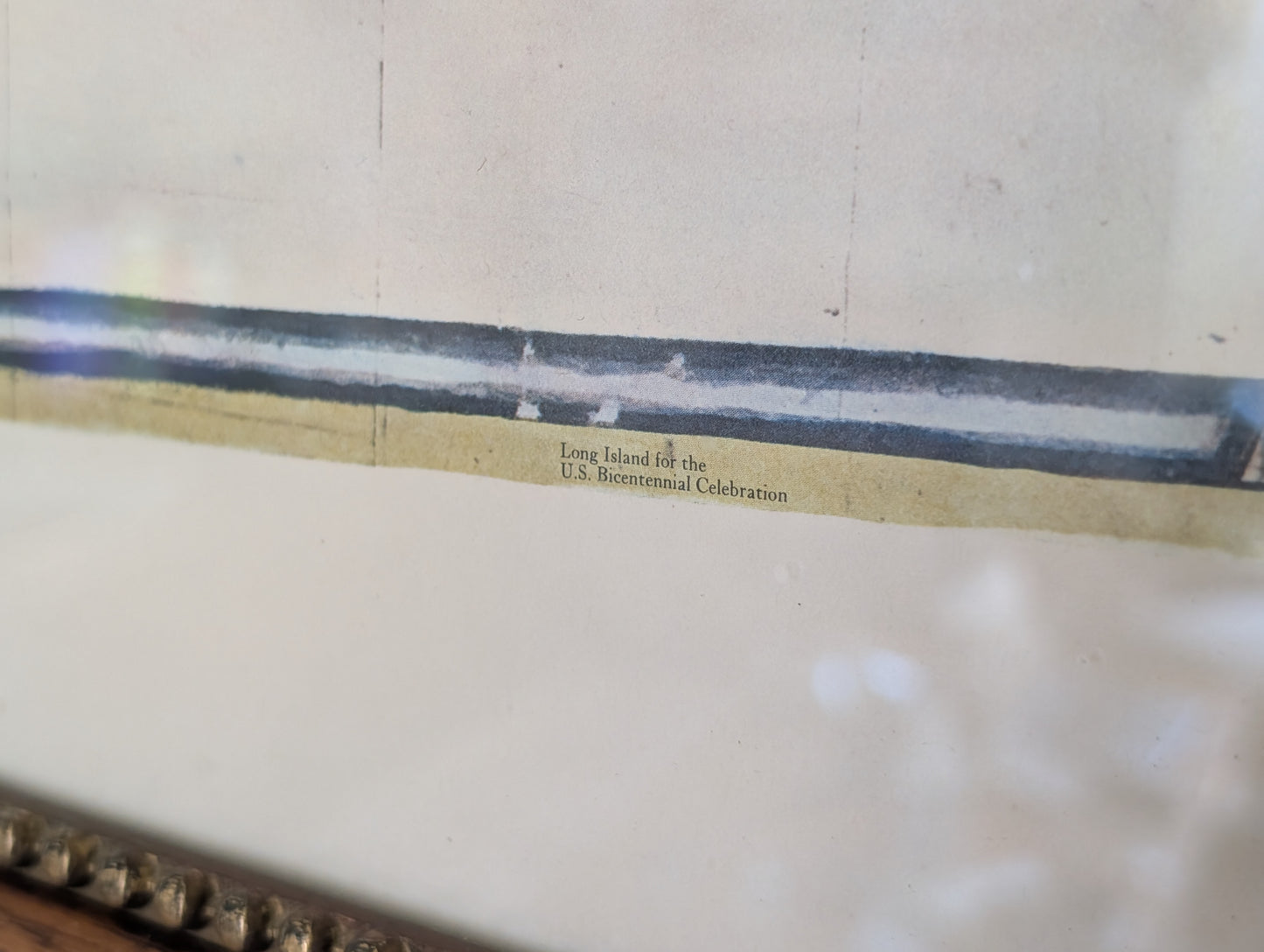 Framed Poster of Long Island and Connecticut