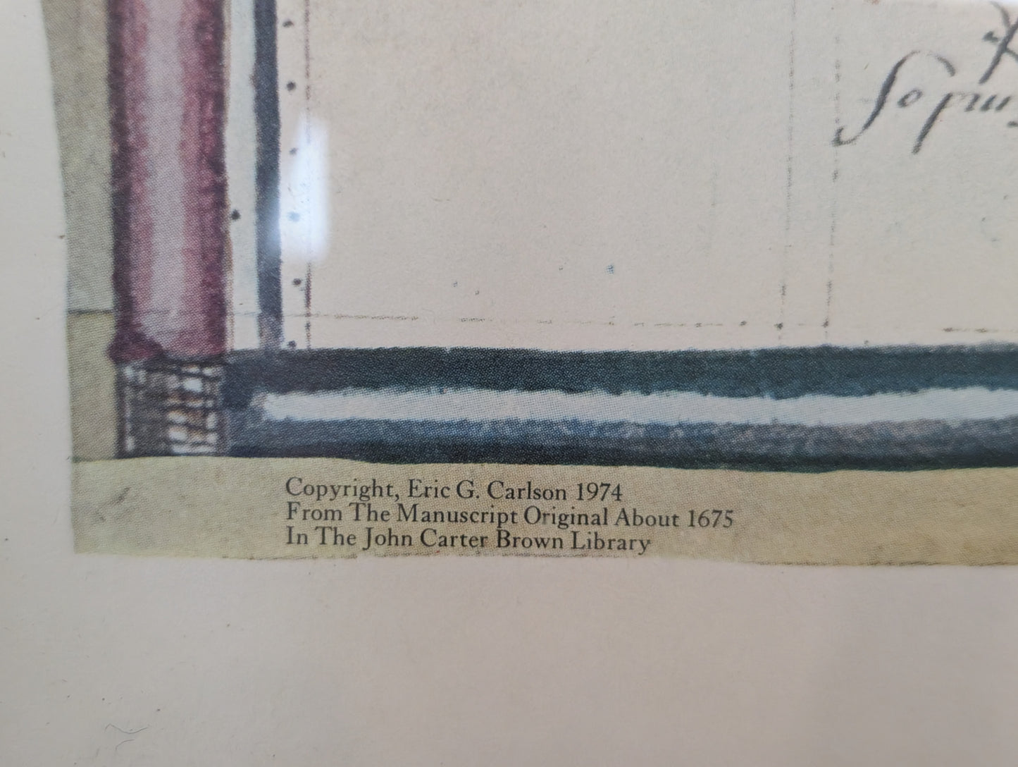 Framed Poster of Long Island and Connecticut