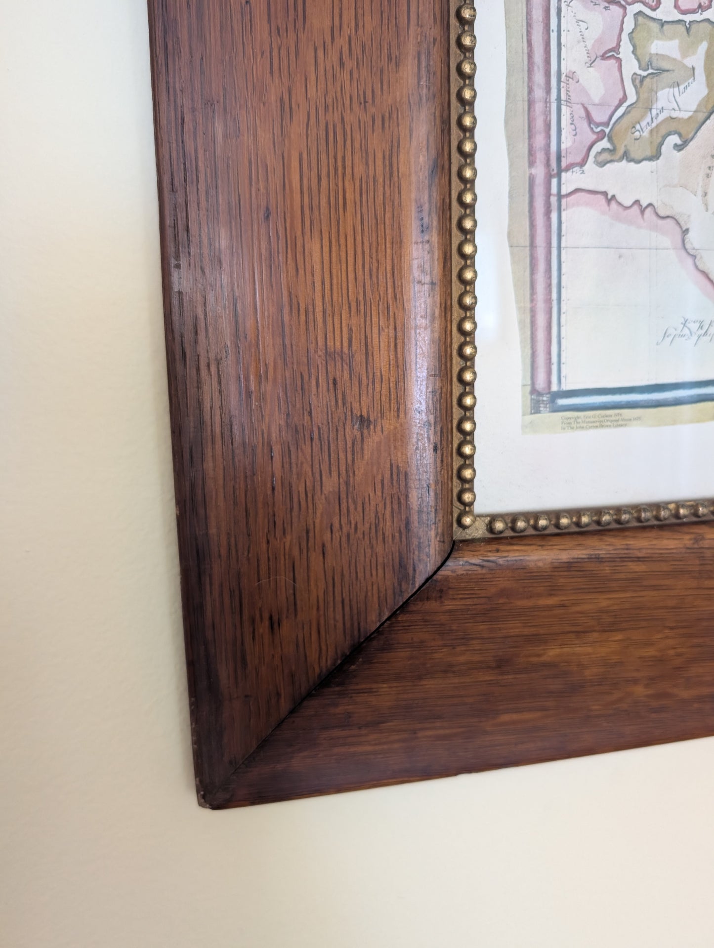 Framed Poster of Long Island and Connecticut