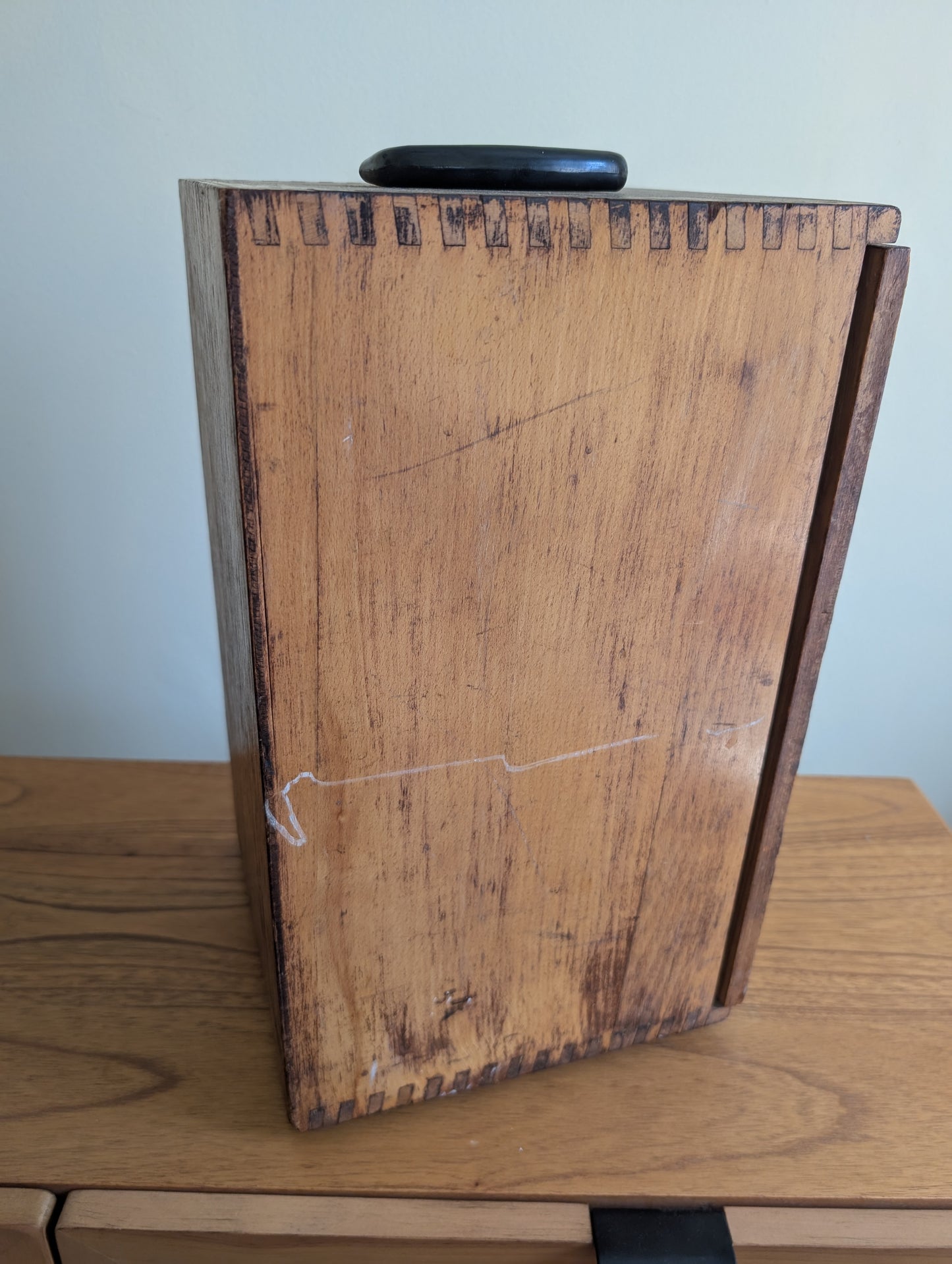 Microscope in Wooden Travel Case