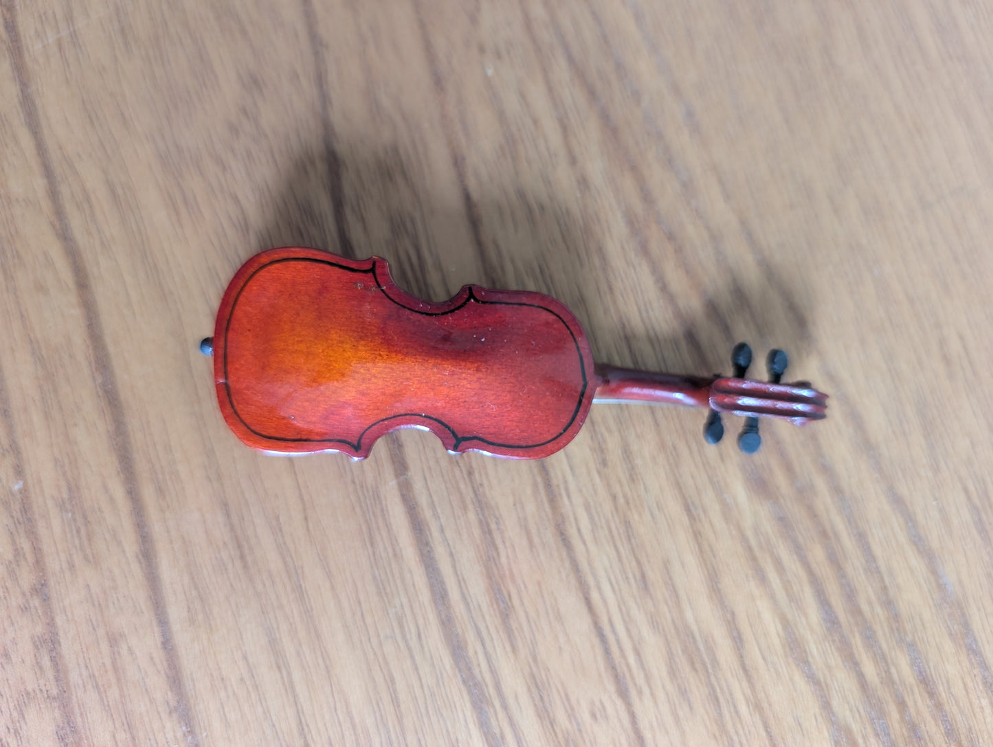 Vintage Miniature Violin in Black Case