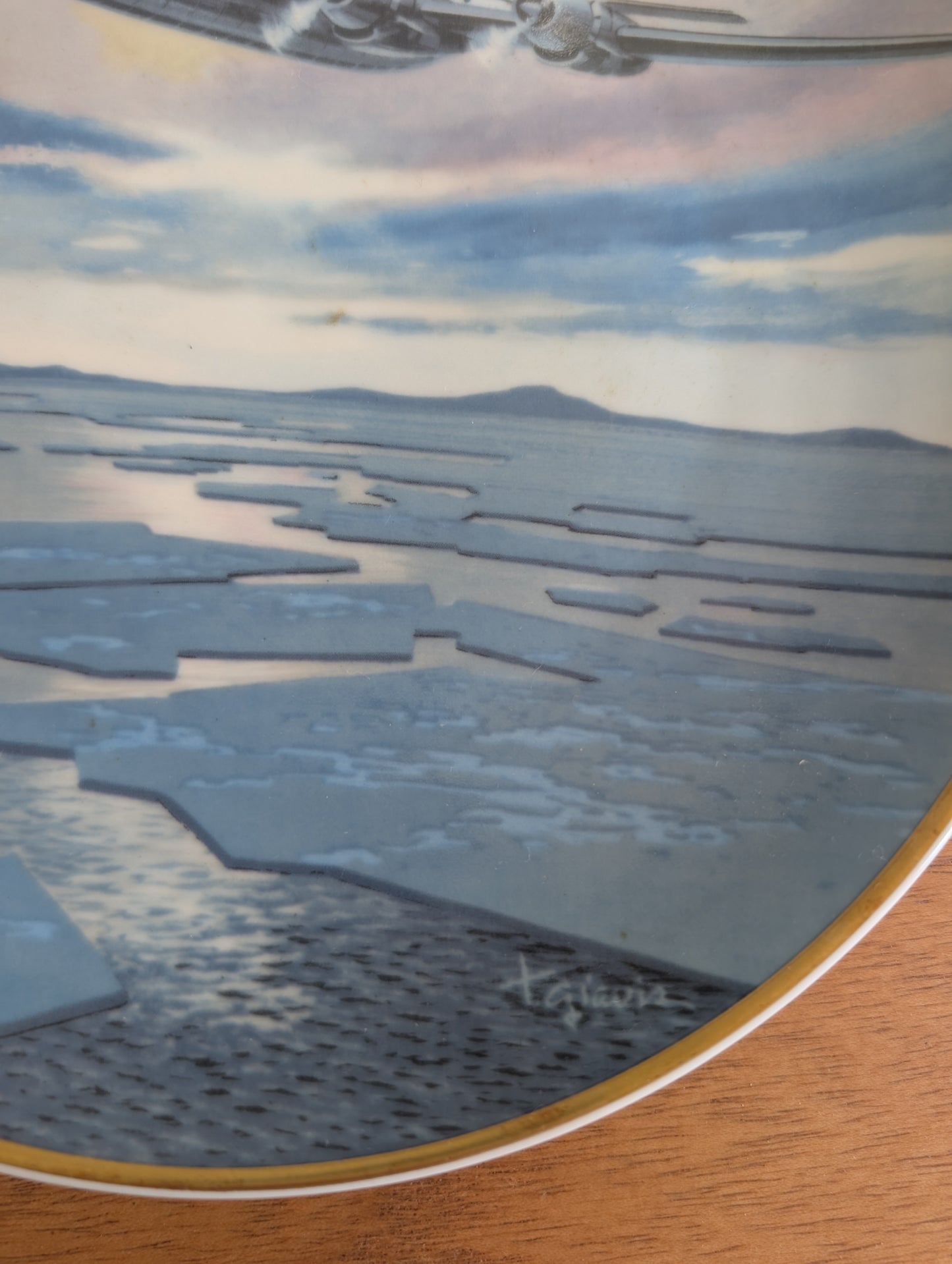 Pan Am Pioneer Flights Collectible Plate