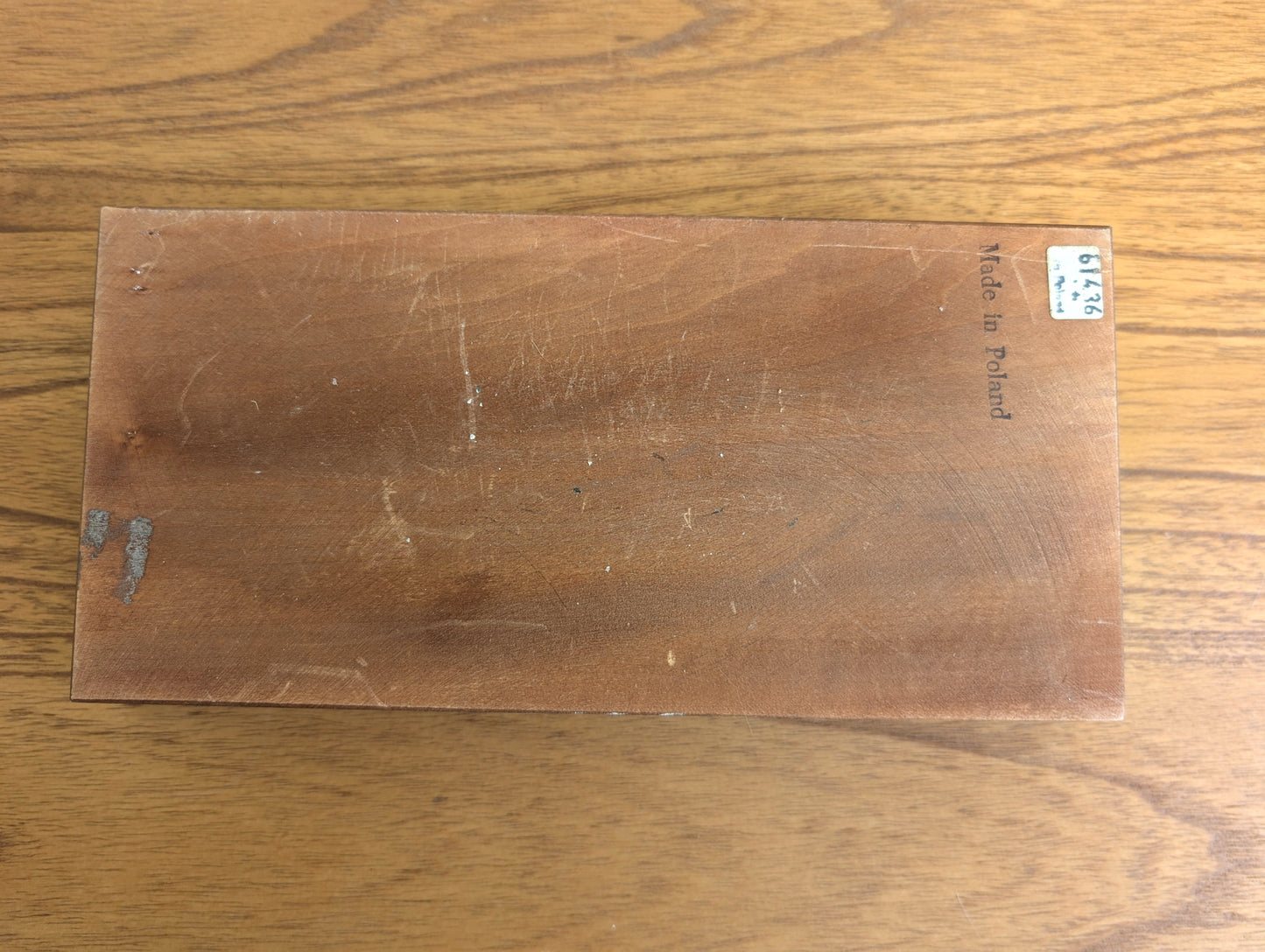 Hand-Carved Wooden Box