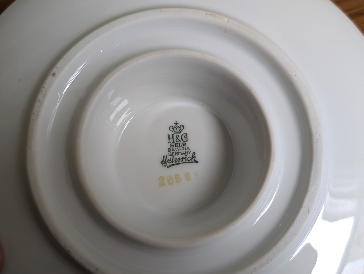 Primavera Pedestal Cake Stand and Gravy Bowl by Heinrich