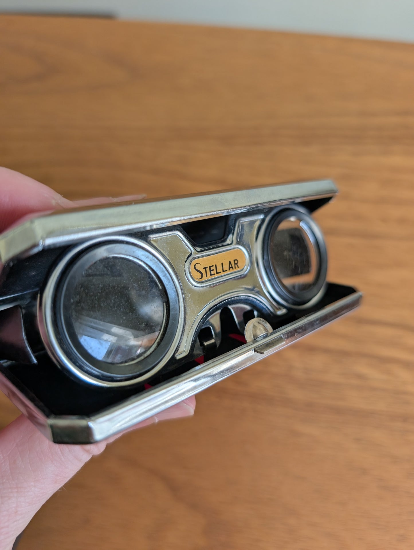Red Collapsible Binoculars