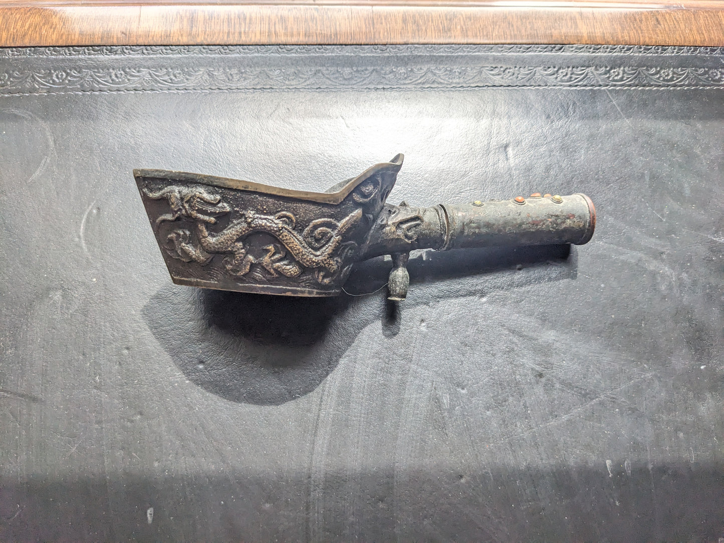 Charcoal Iron with Dragon Design