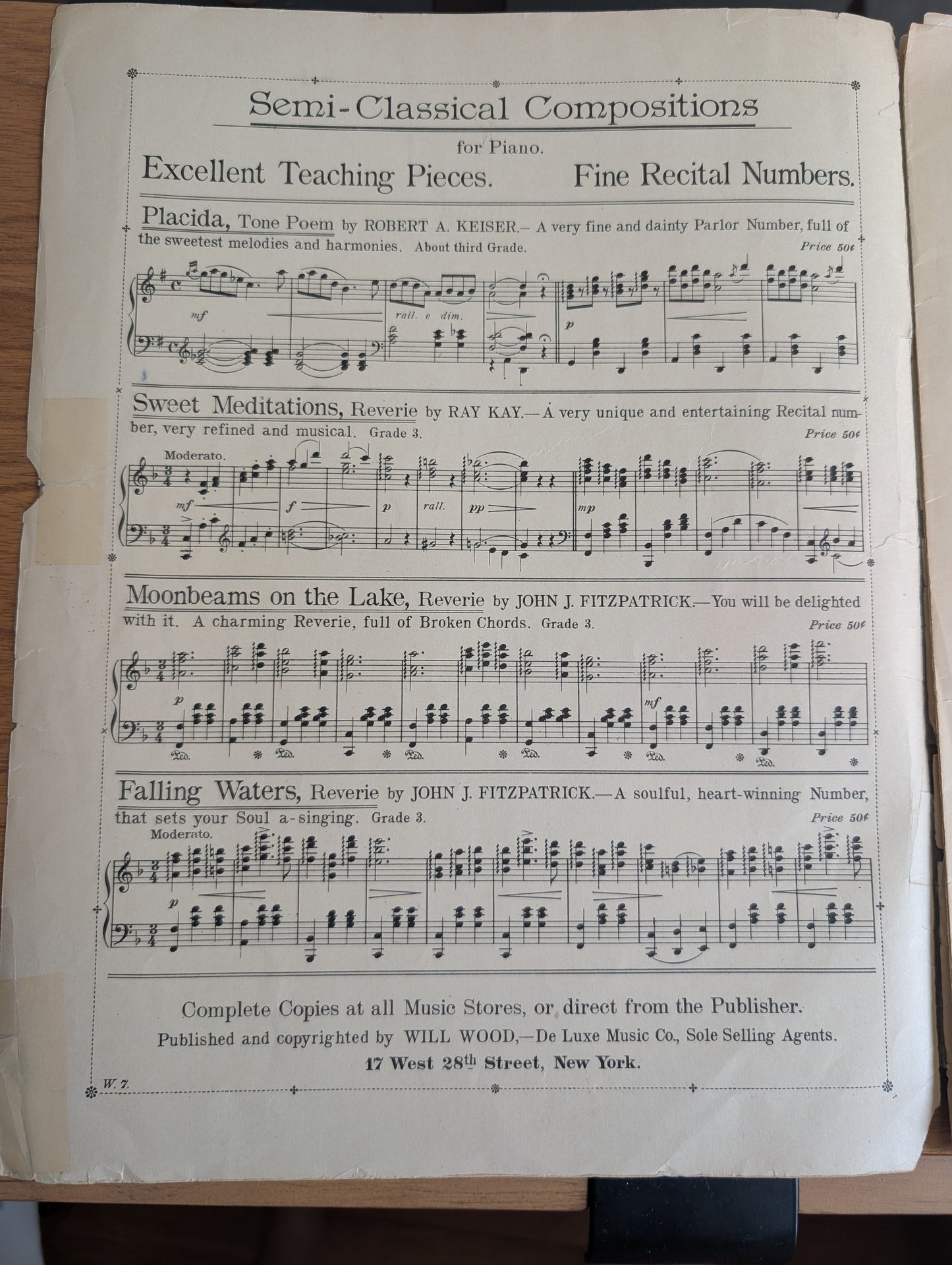 Vintage Hungarian Sheet Music