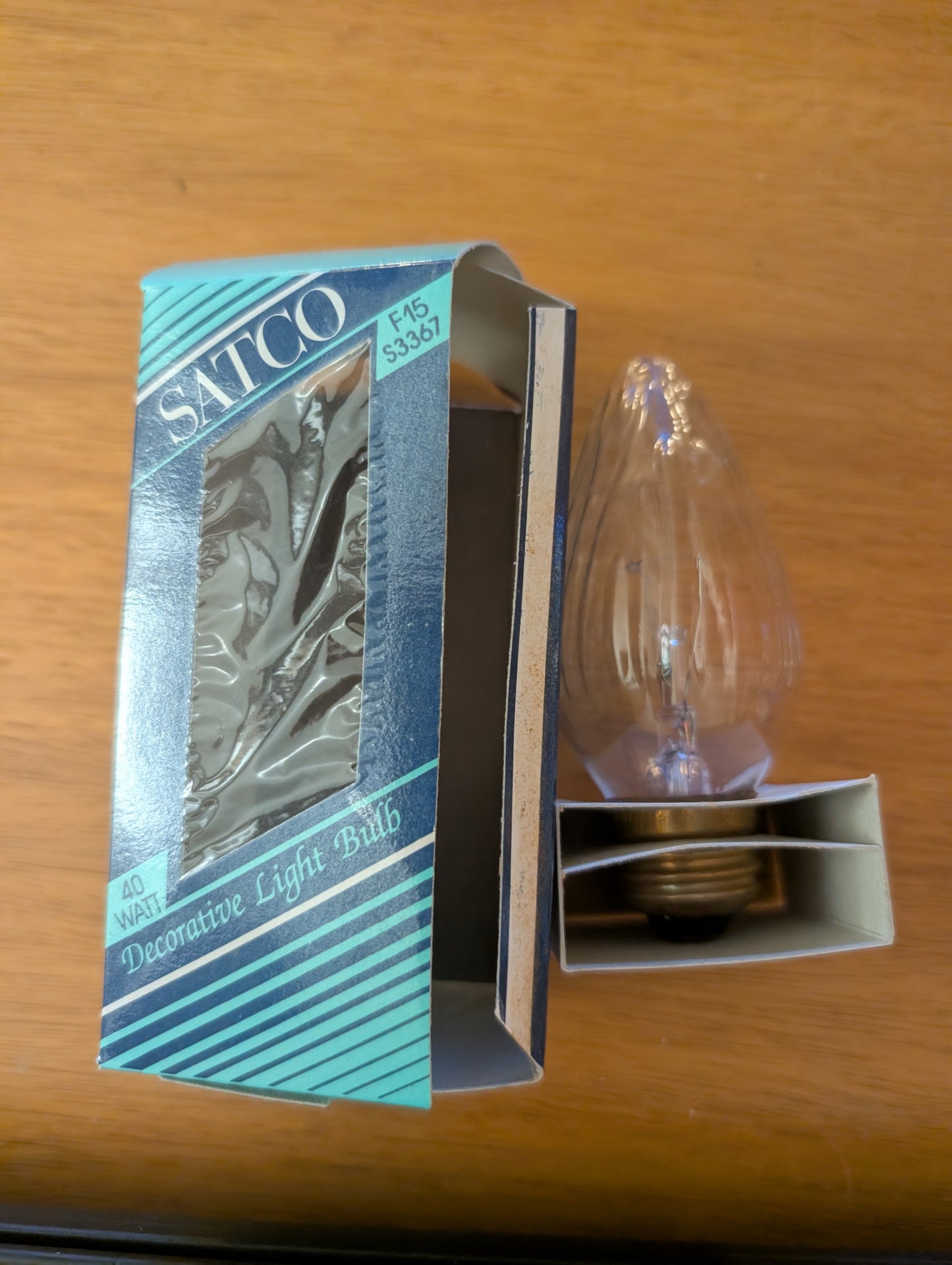 Satco 40W Standard Base Decorative Bulb