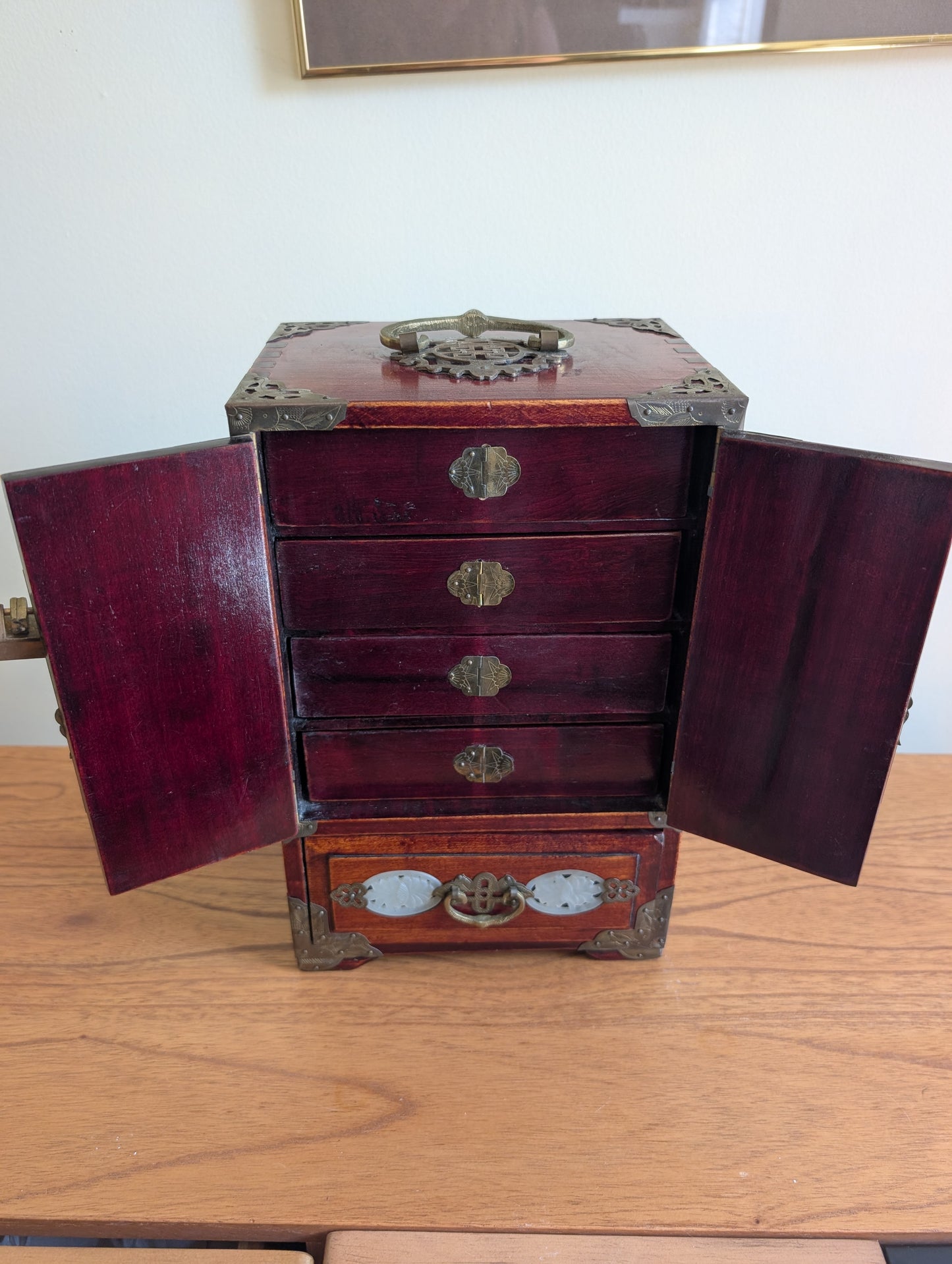 Chinese Rosewood Jewelry Box