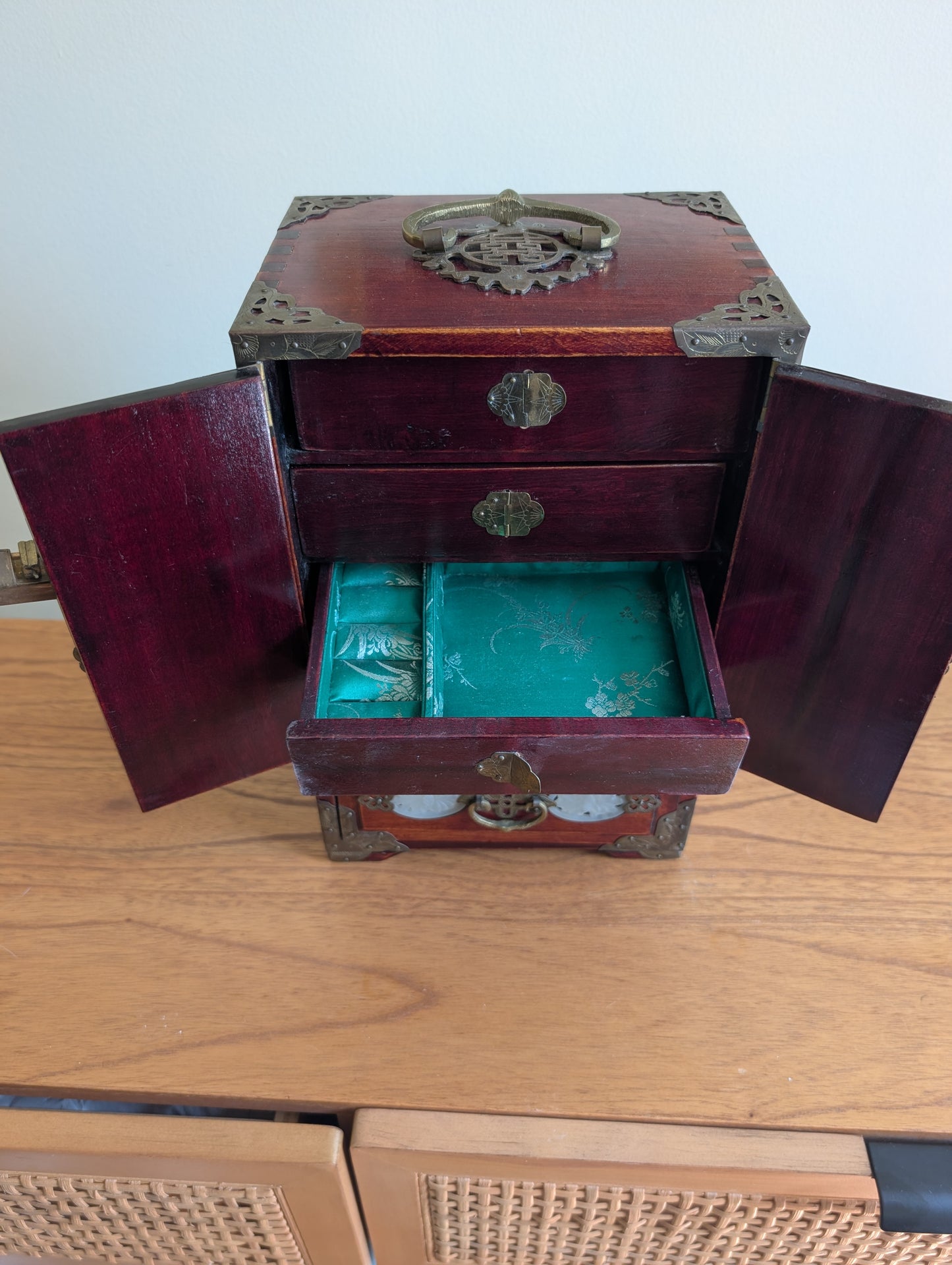 Chinese Rosewood Jewelry Box