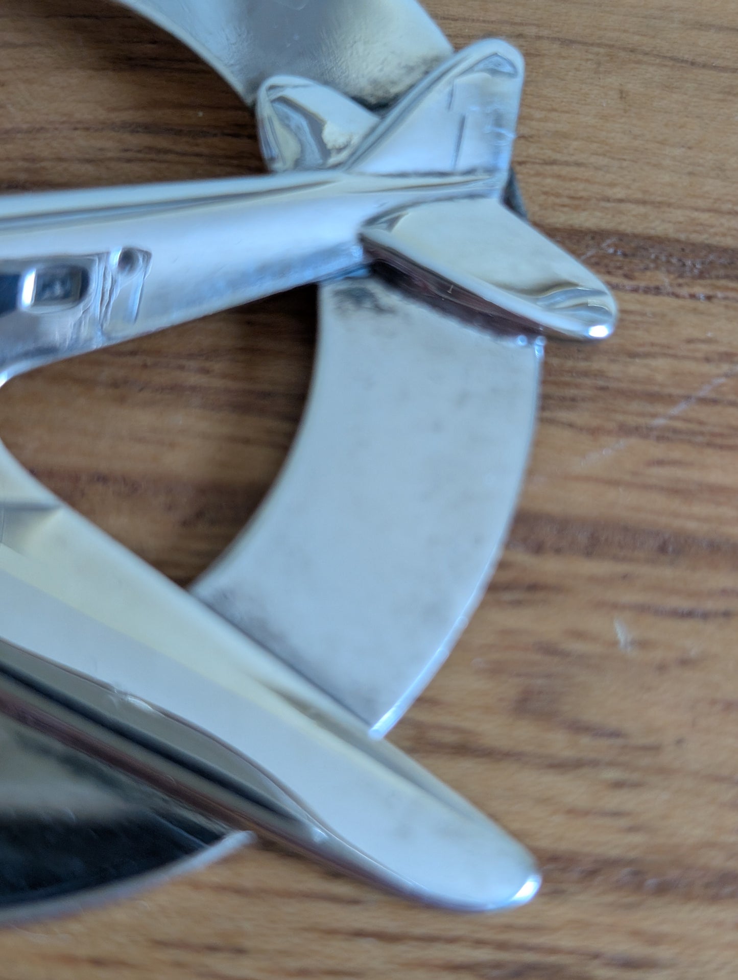 Twin Engine Sterling Silver Airplane Brooch
