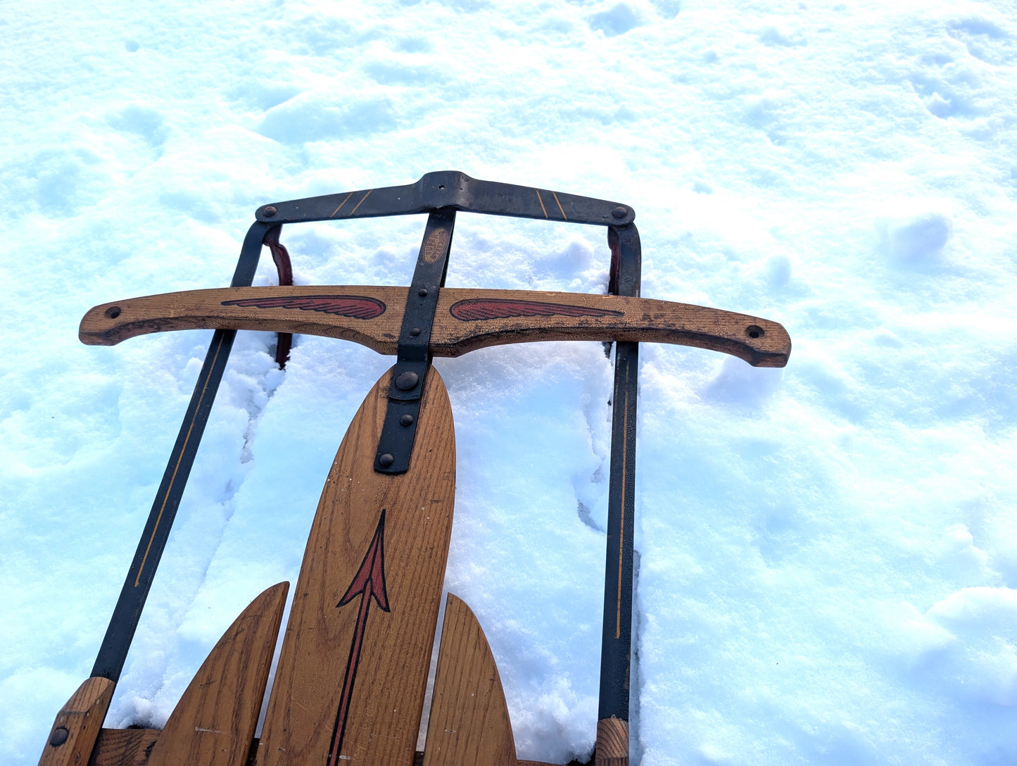 Airline Flexible Flyer Race Sled No 60