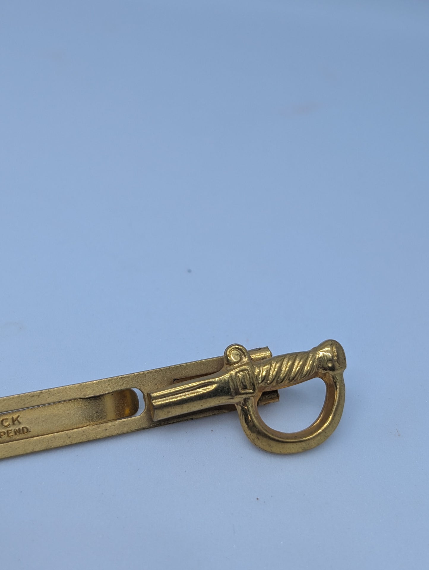 Slick Saber Split Tie Clip