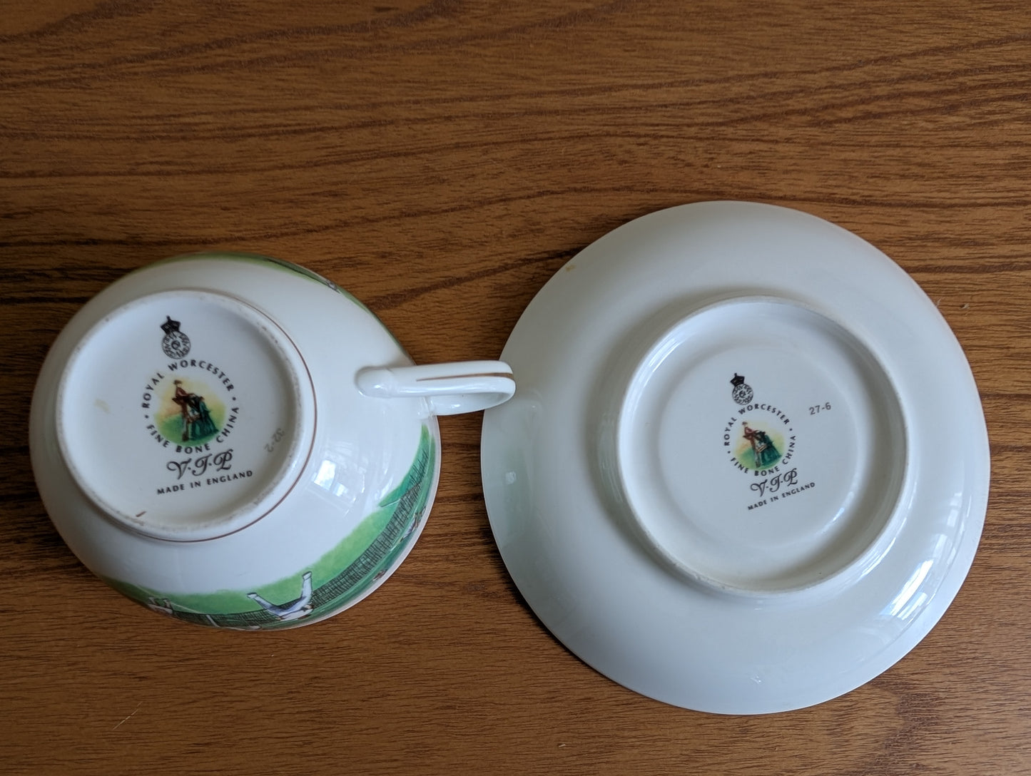 Royal Worcester VIP Tennis Tea Cup and Saucer